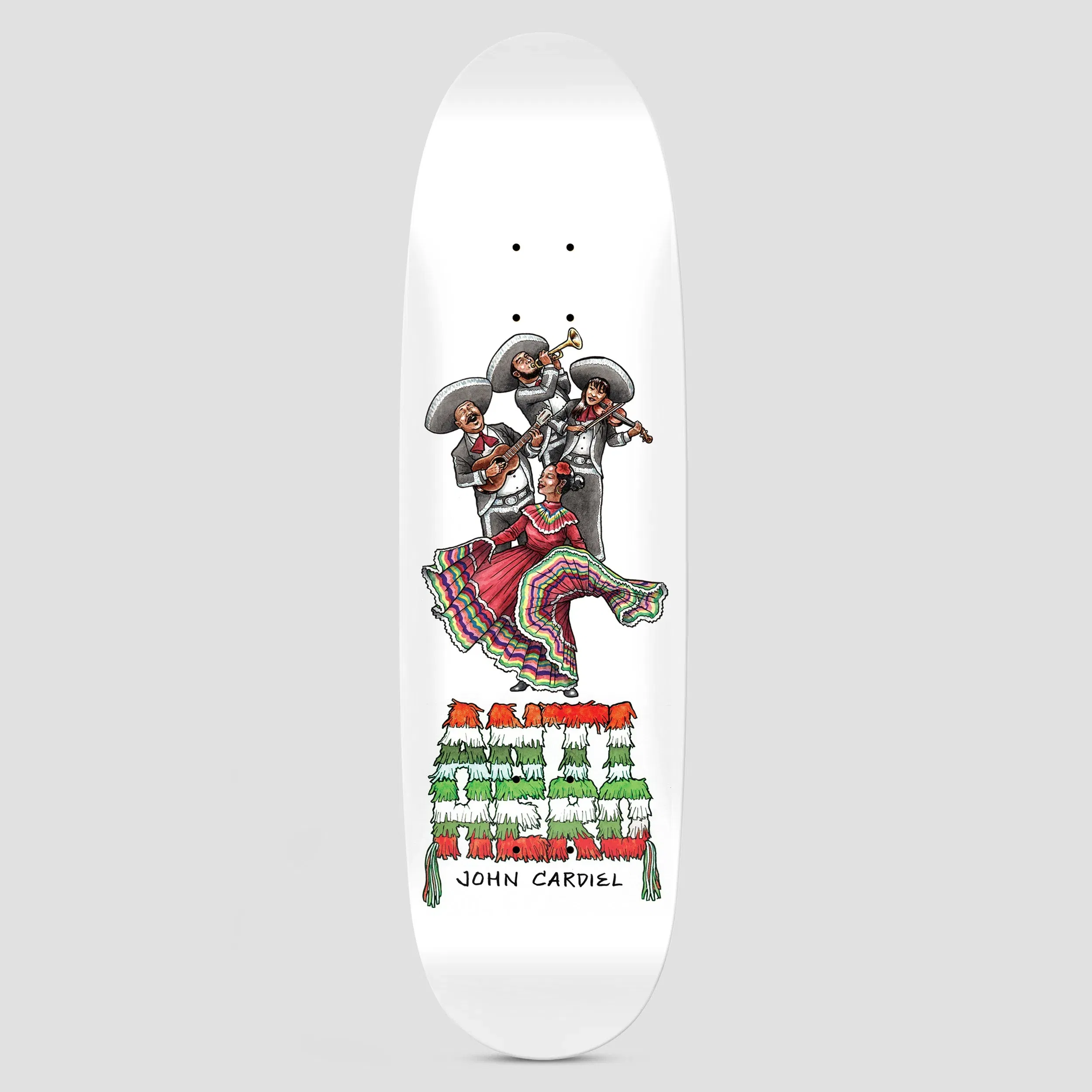 Anti Hero 9.18 Cardiel Liberdad Skateboard Deck White