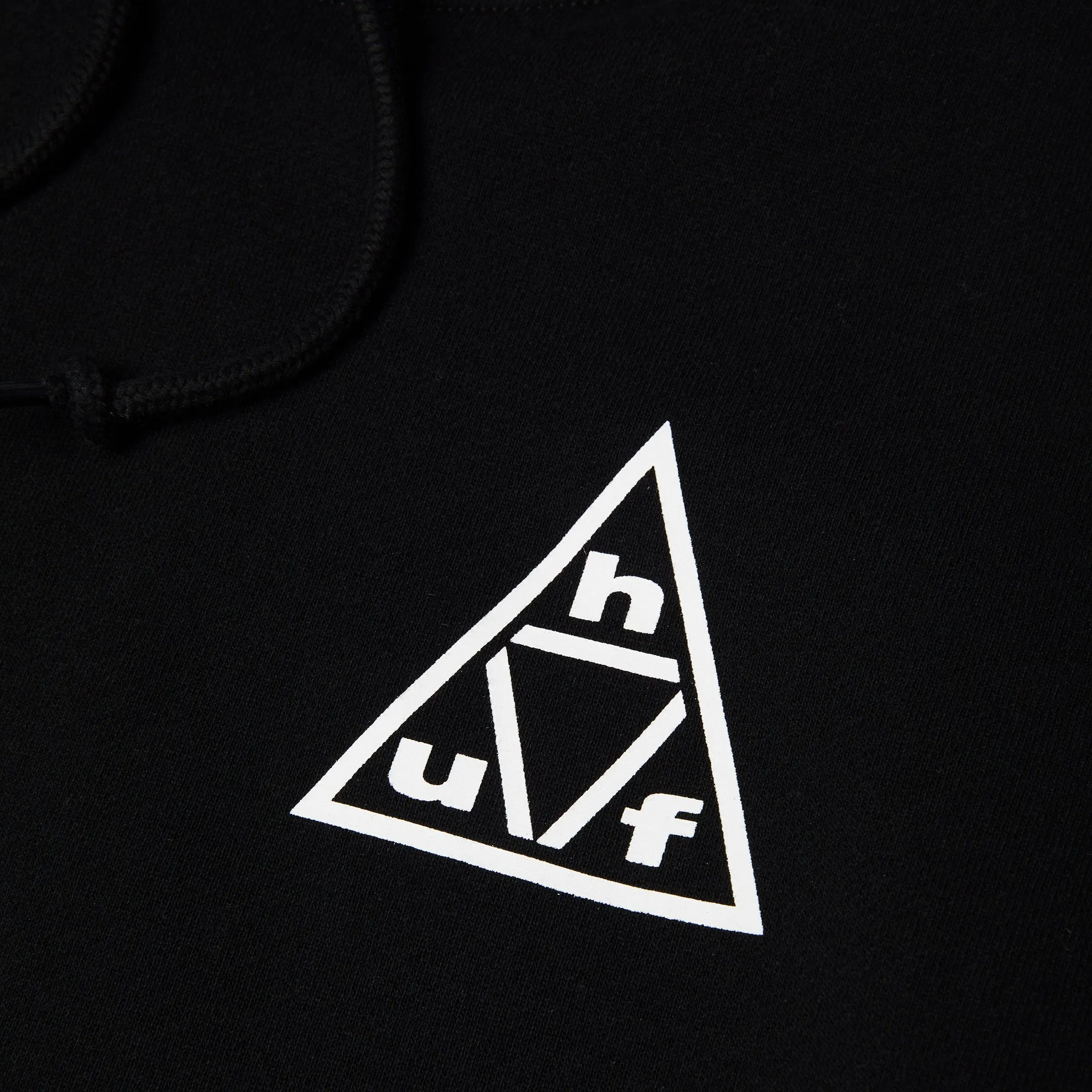 HUF Triple Triangle Pullover Hoodie Black / White