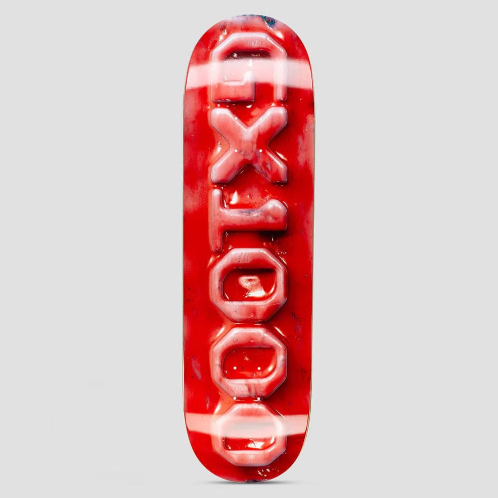 GX1000 8.75 Ceramic OG Logo Skateboard Deck Red