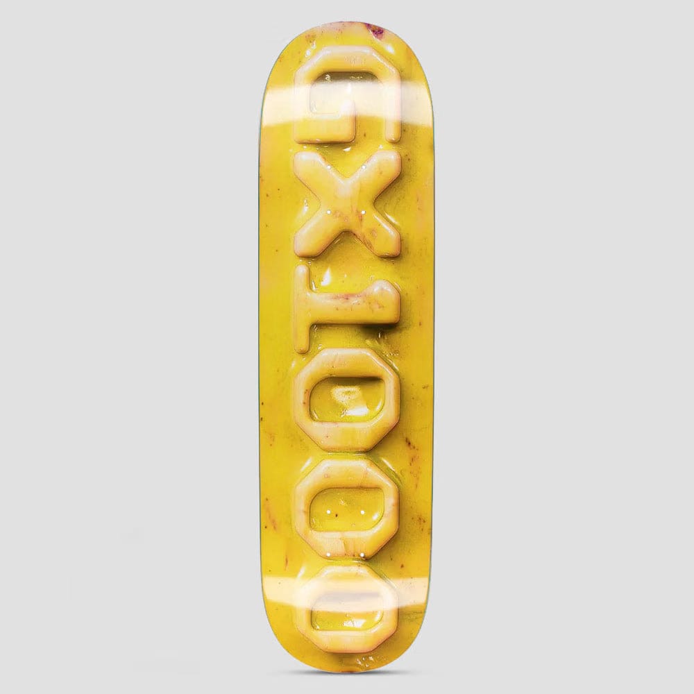 GX1000 8.375 Ceramic OG Logo Skateboard Deck Yellow