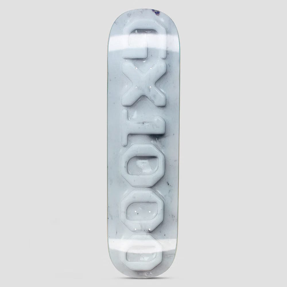 GX1000 8.25 Ceramic OG Logo Skateboard Deck White