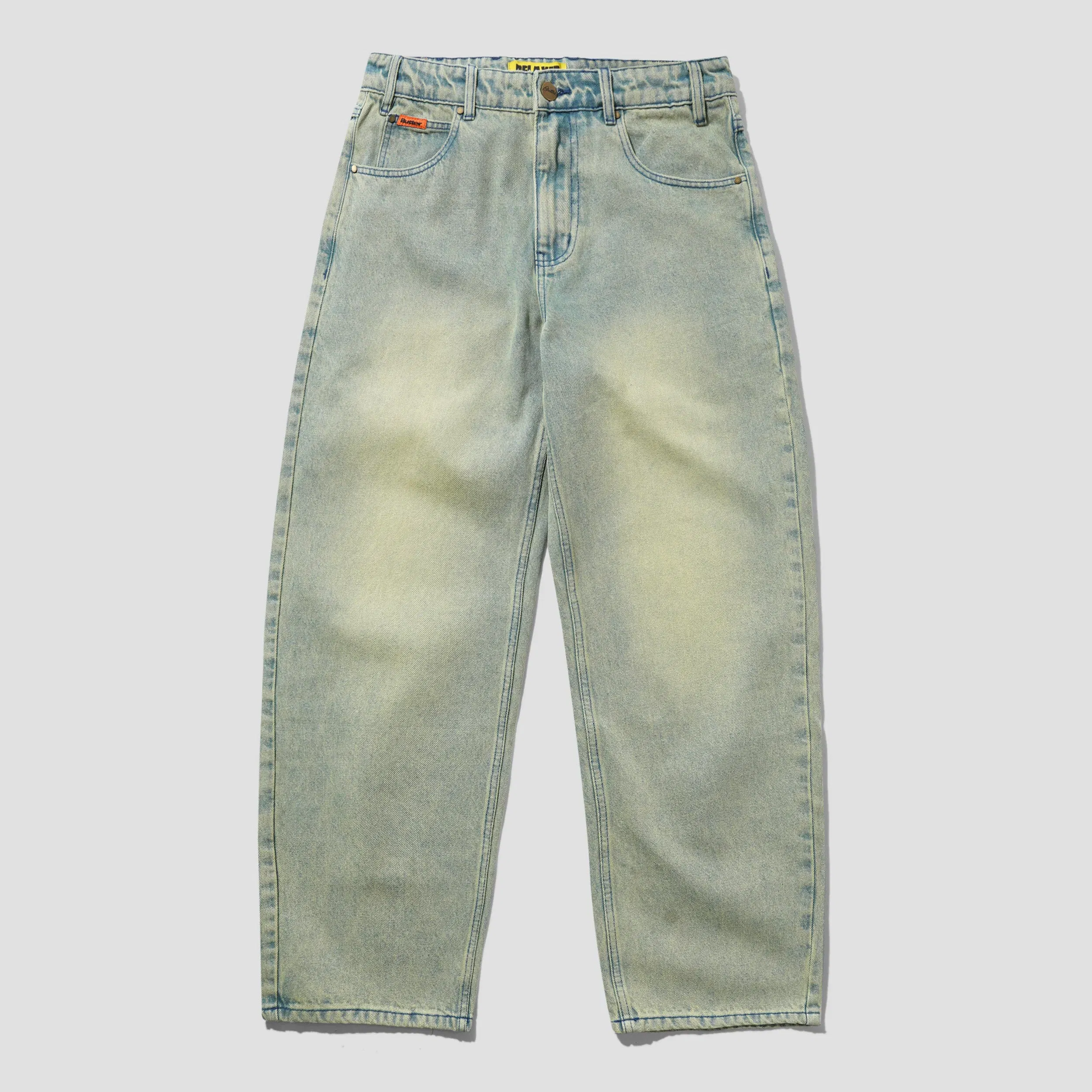 Butter Goods Relaxed Denim Jeans Sunfade Blue