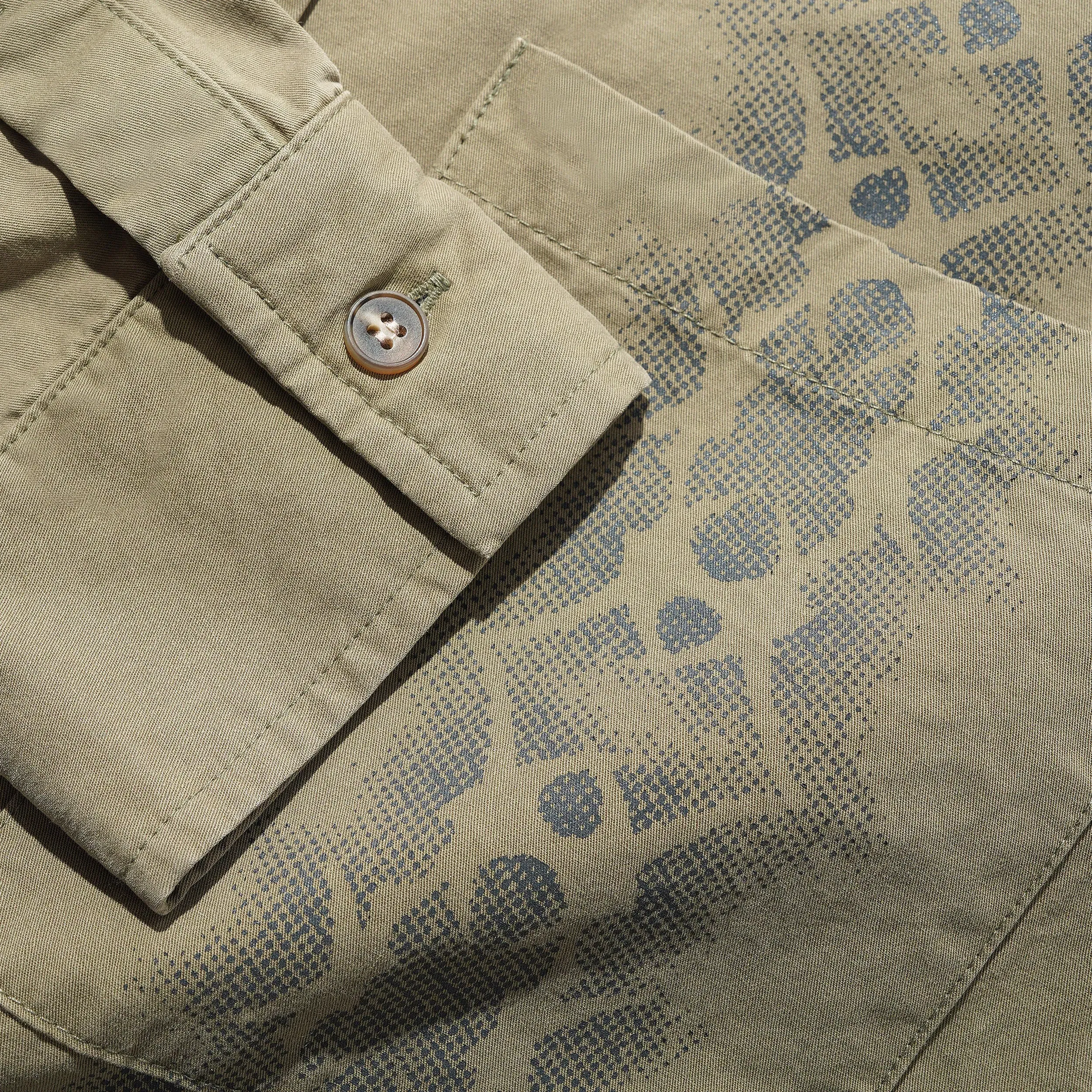 Butter Goods Fade Button Up Shirt Washed Fatigue