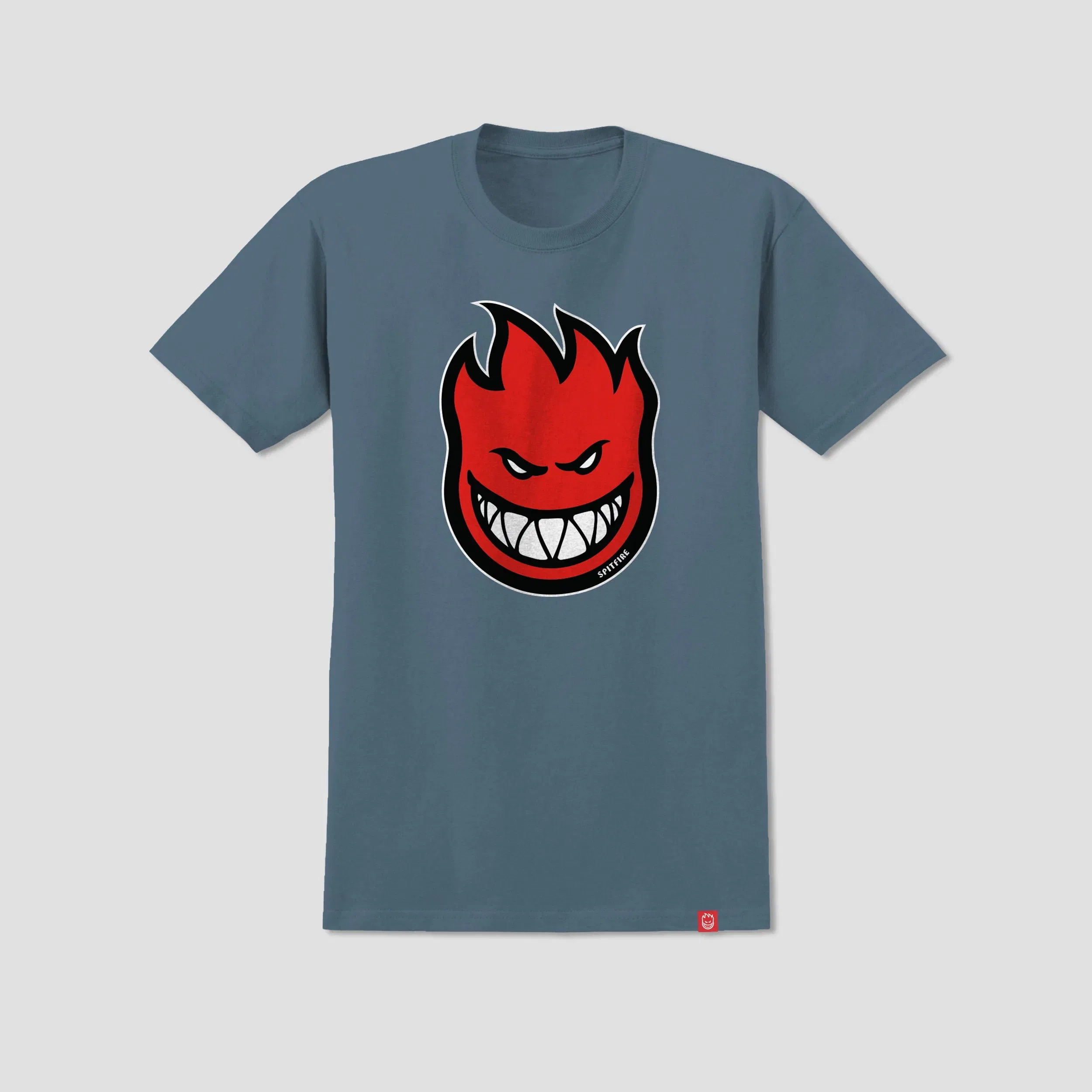 Spitfire Bighead Fill T-Shirt Indigo Blue
