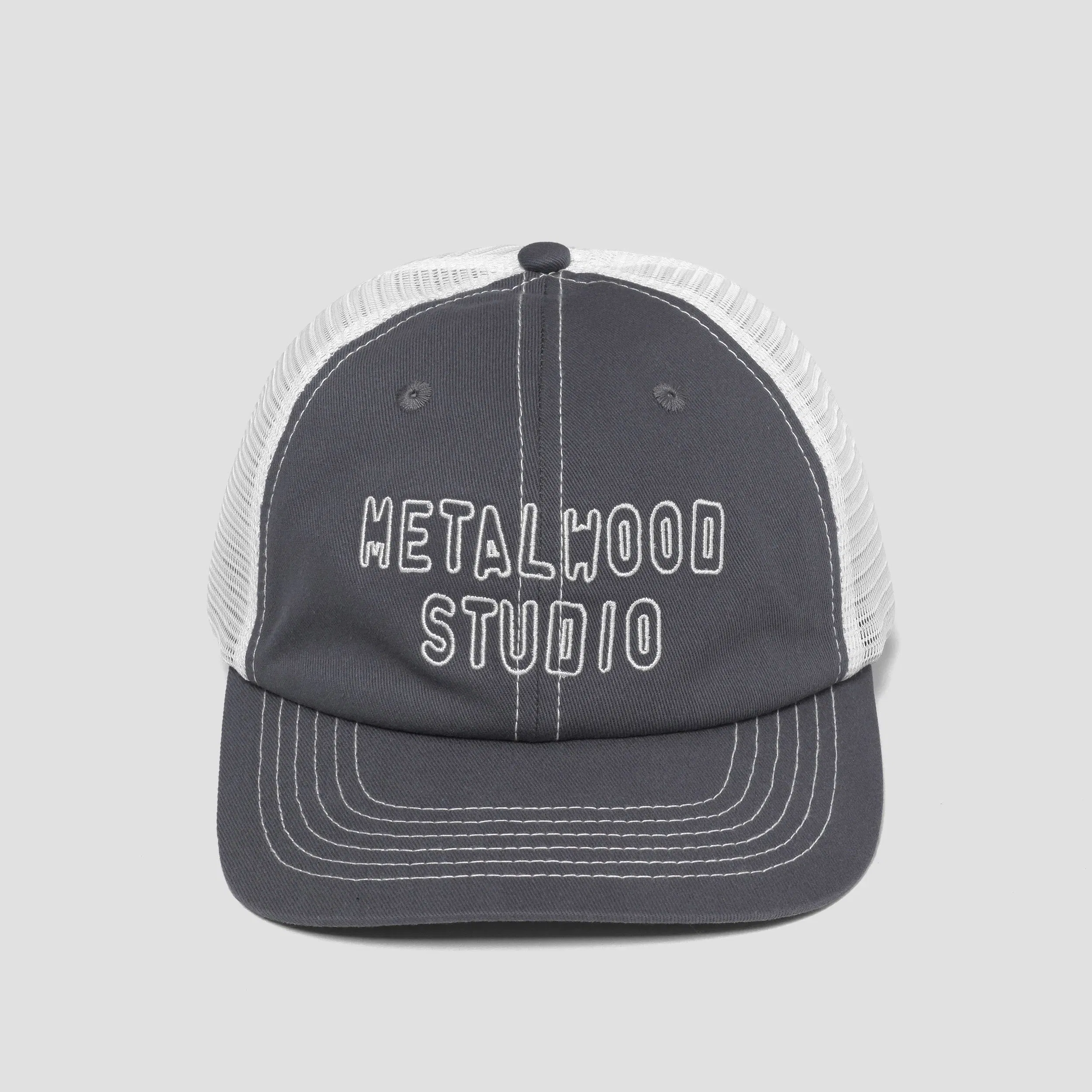 Metalwood Cutie 6 Panel Trucker Hat Grey