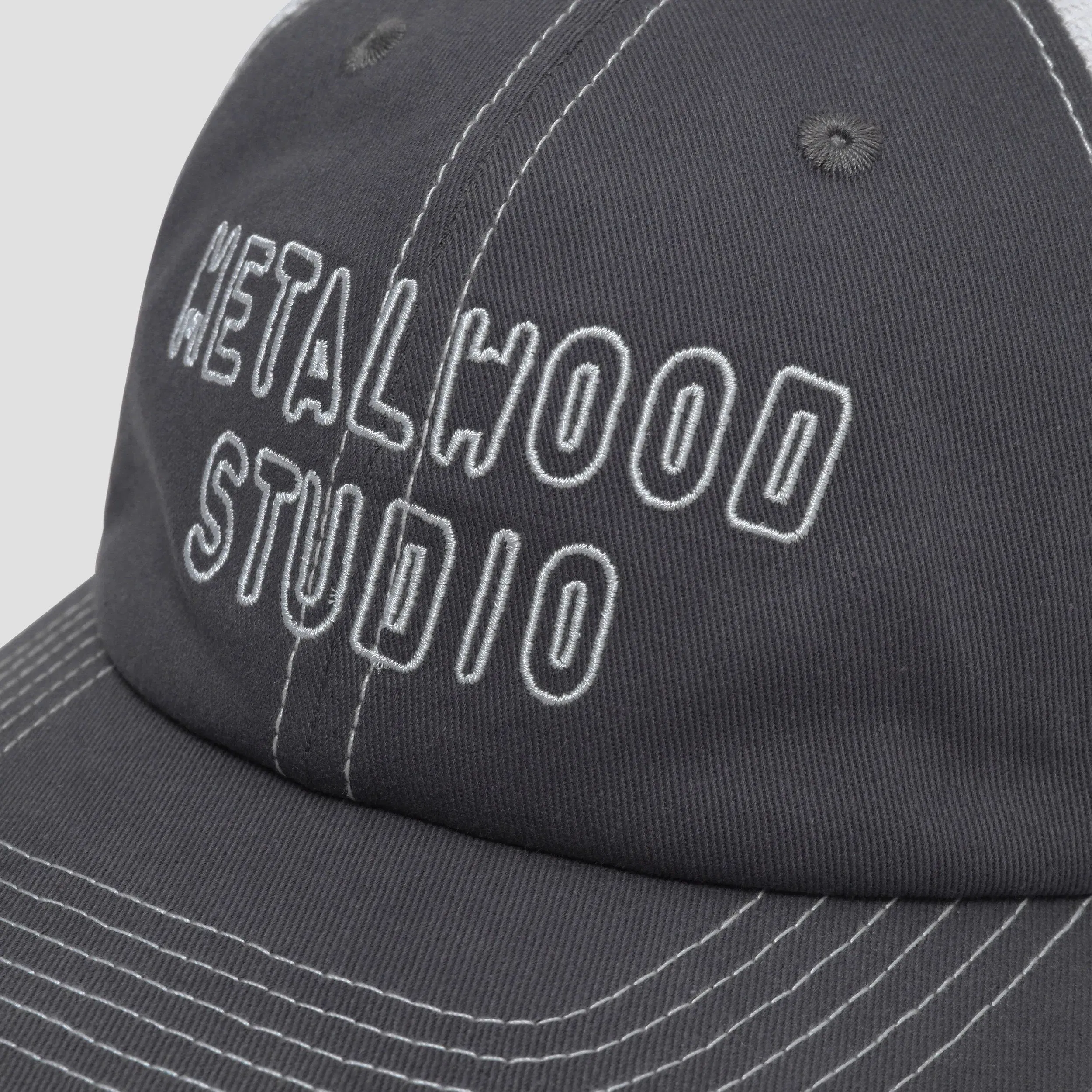 Metalwood Cutie 6 Panel Trucker Hat Grey