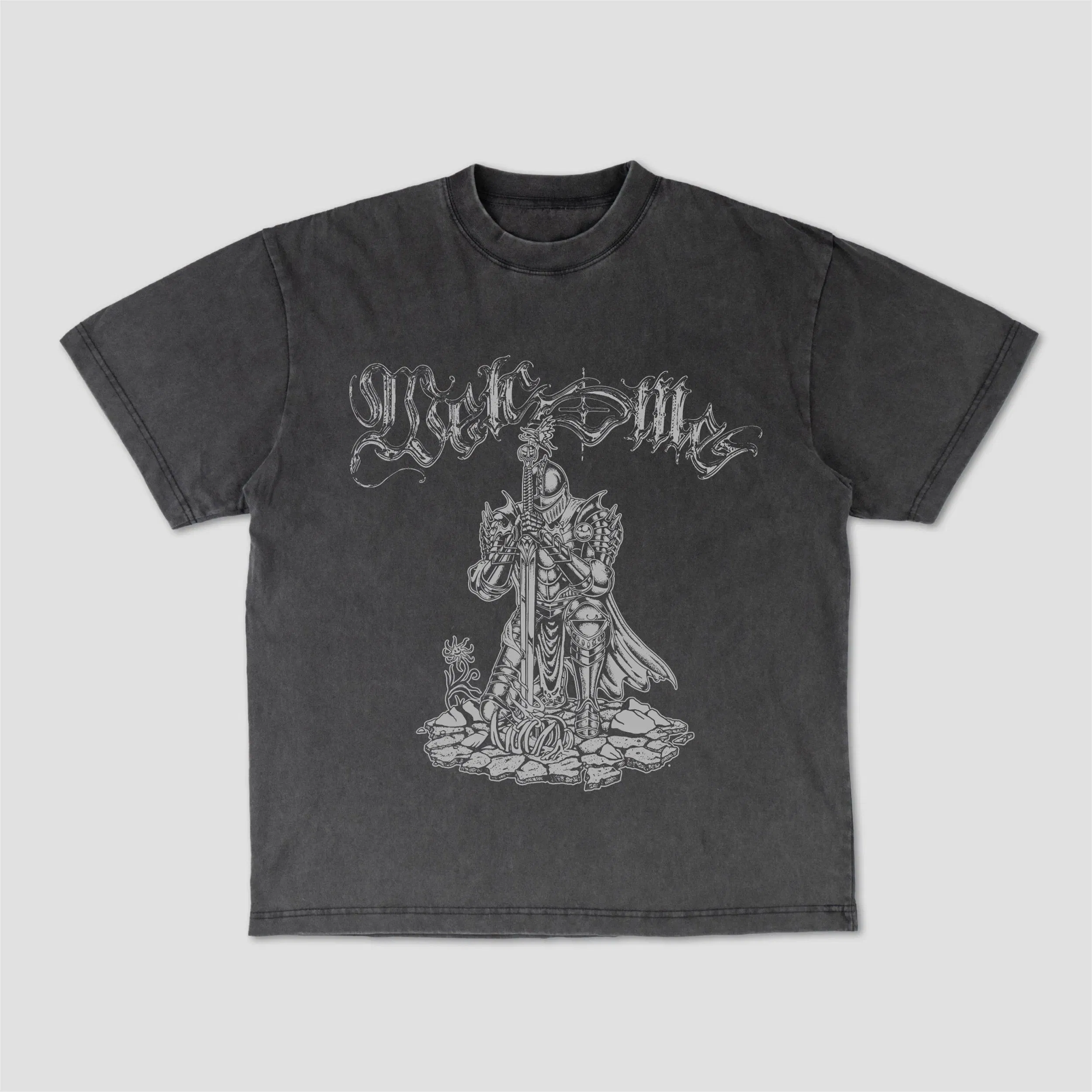 Welcome Paladin Boxy T-Shirt Vintage Black