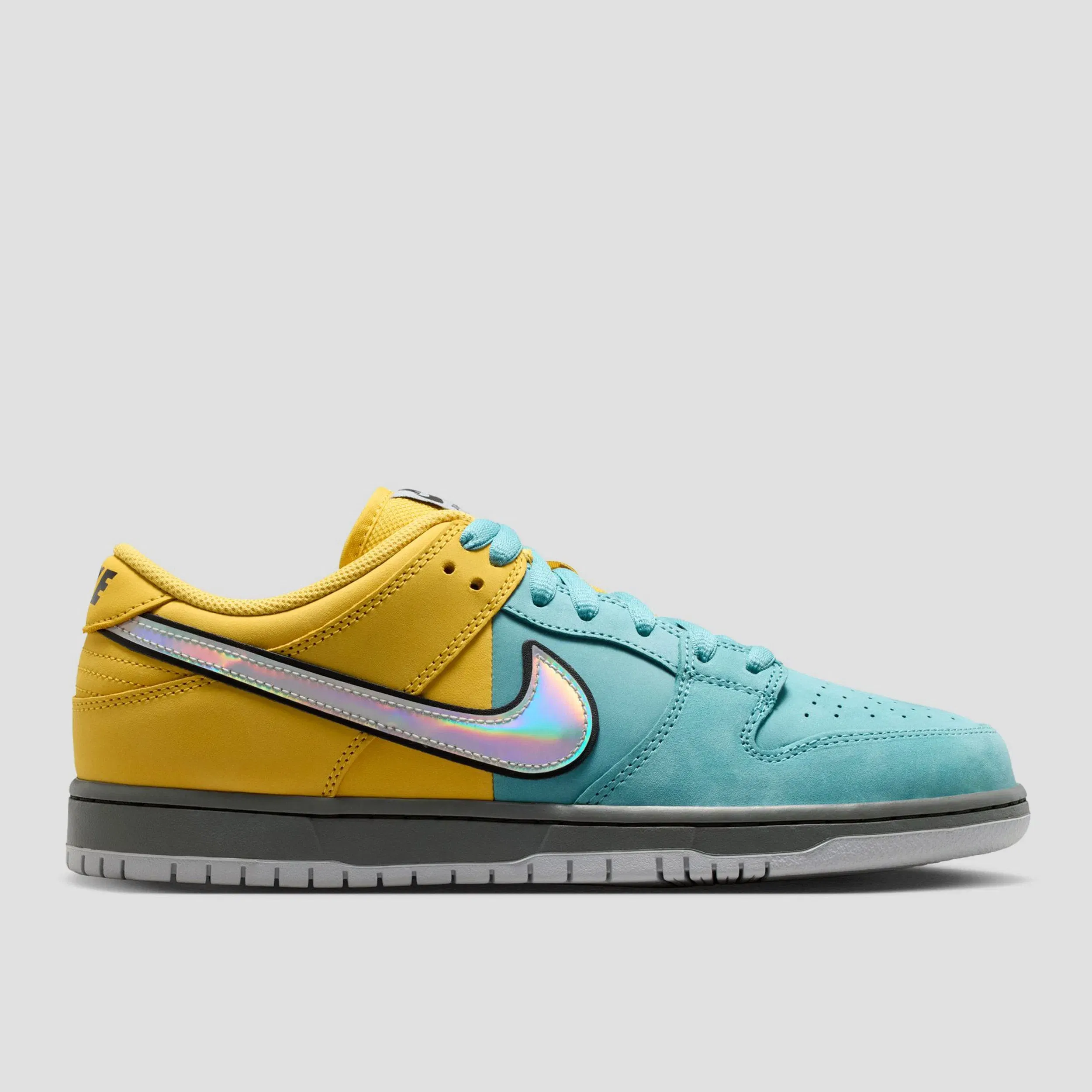 Nike SB Dunk Low Pro Skate Shoes Lightning / Wolf Grey / Denim Turquoise