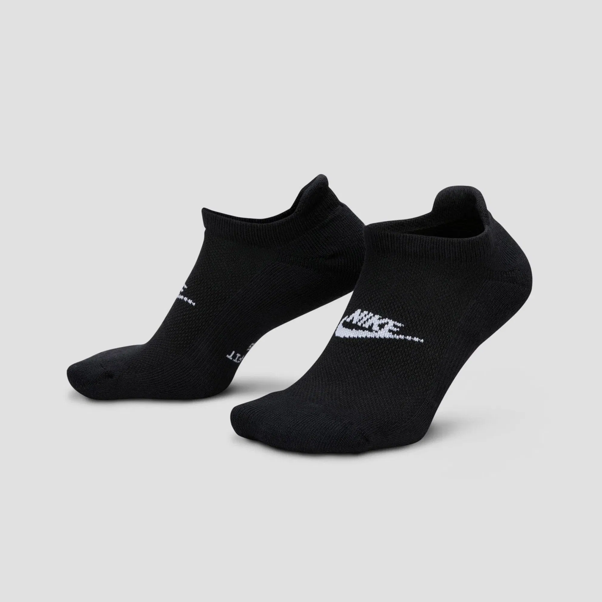 Nike SB Everyday Elevated No-Show Socks 3 Pairs Black