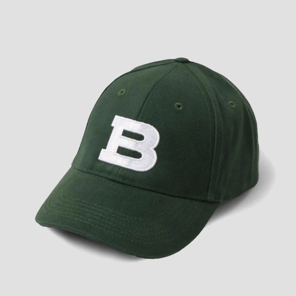 Blast Skates Classic 6 Panel Embroidered B Cap Moss