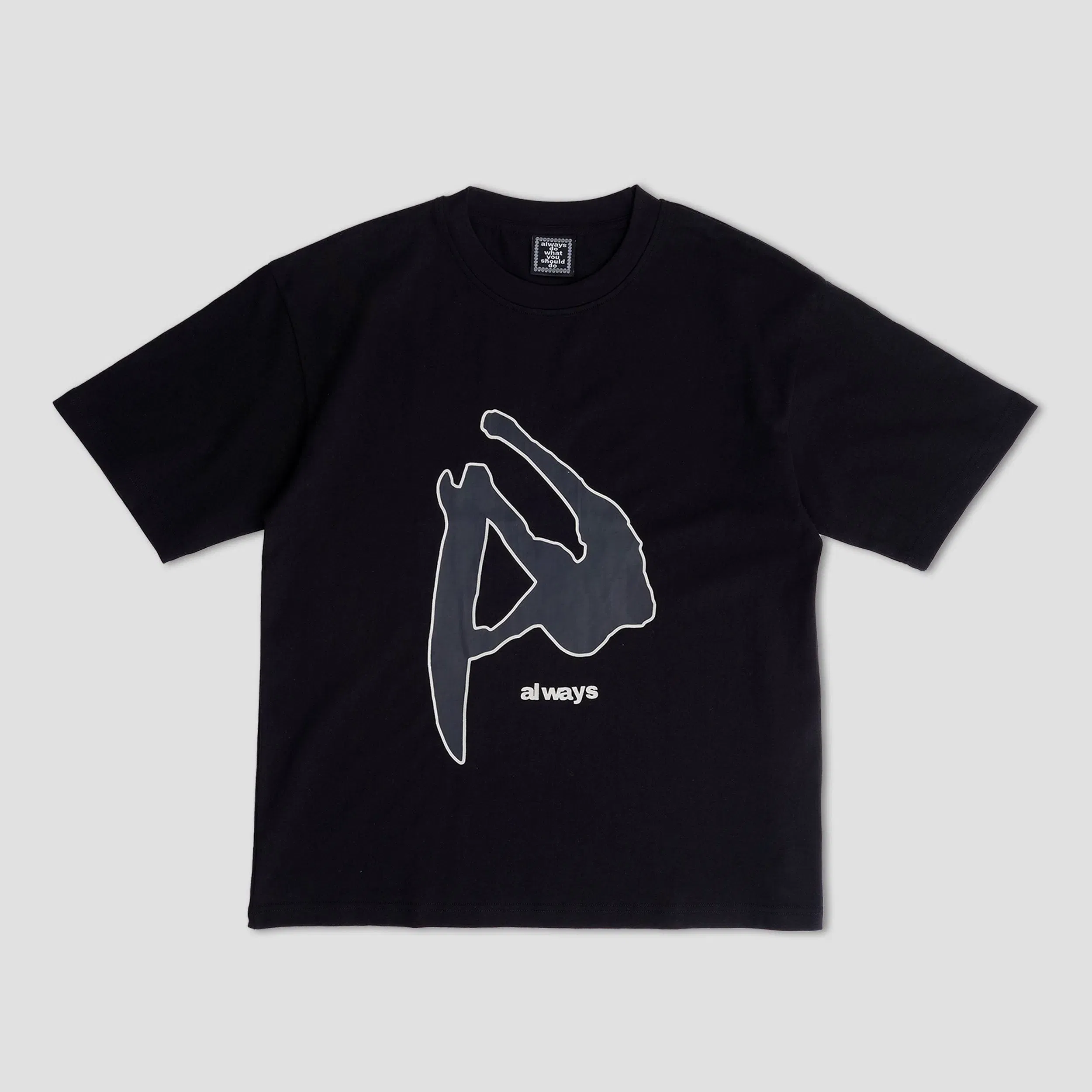 Always Fanning T-Shirt Black