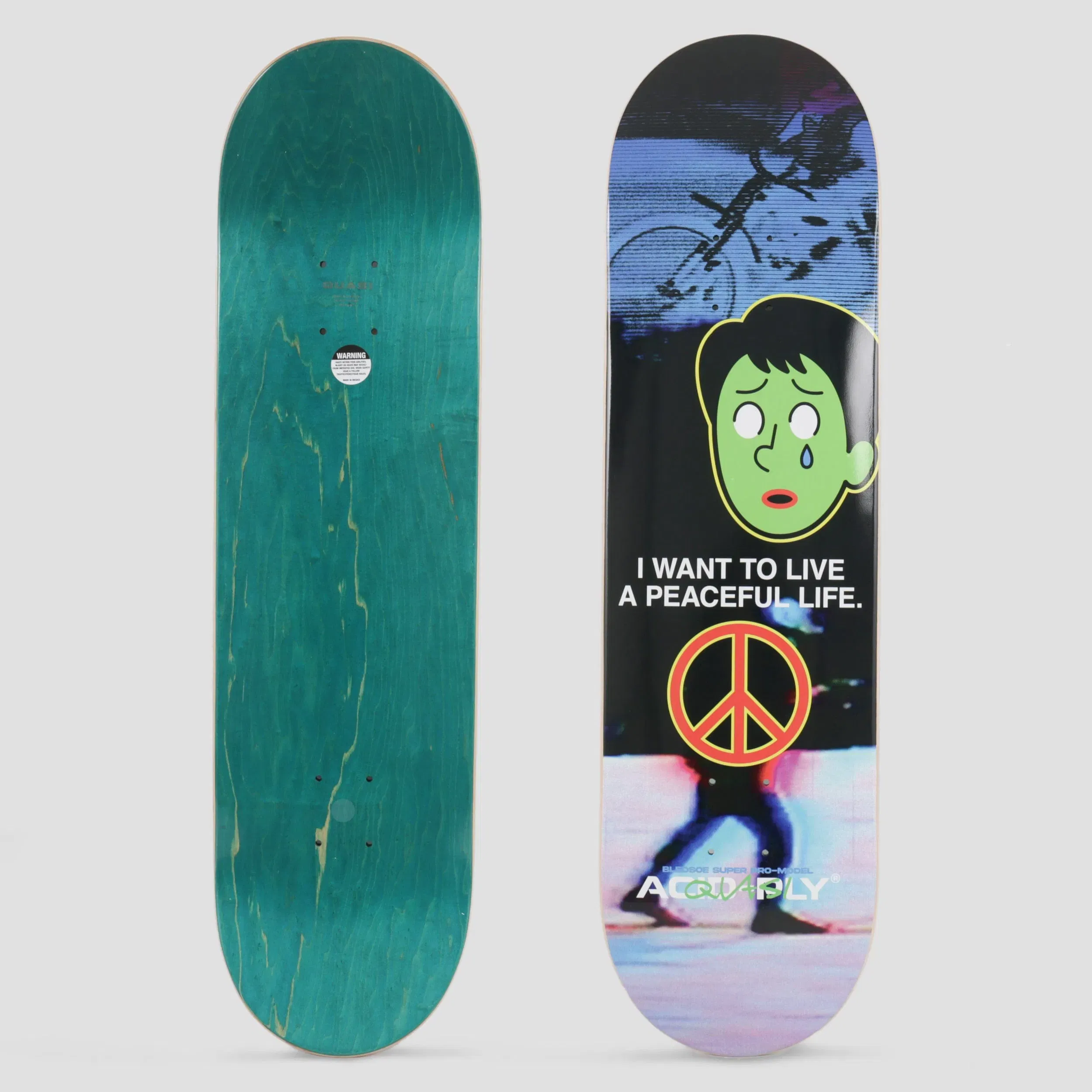 Quasi Skateboards Quasi 8.375 Bledsoe Acid Ply 2 Skateboard Deck
