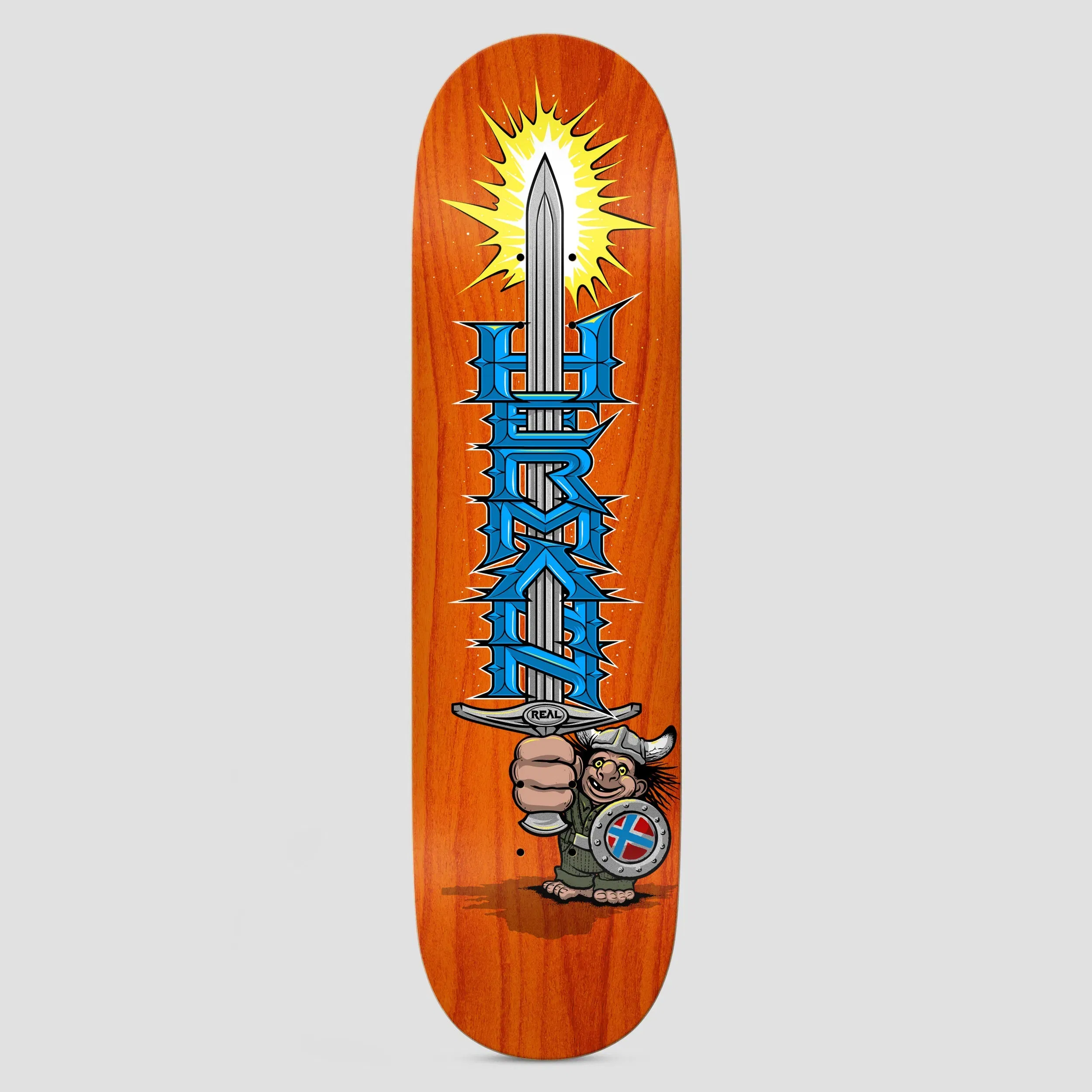 Real 8.5 Hermann Mighty True Fit Skateboard Deck