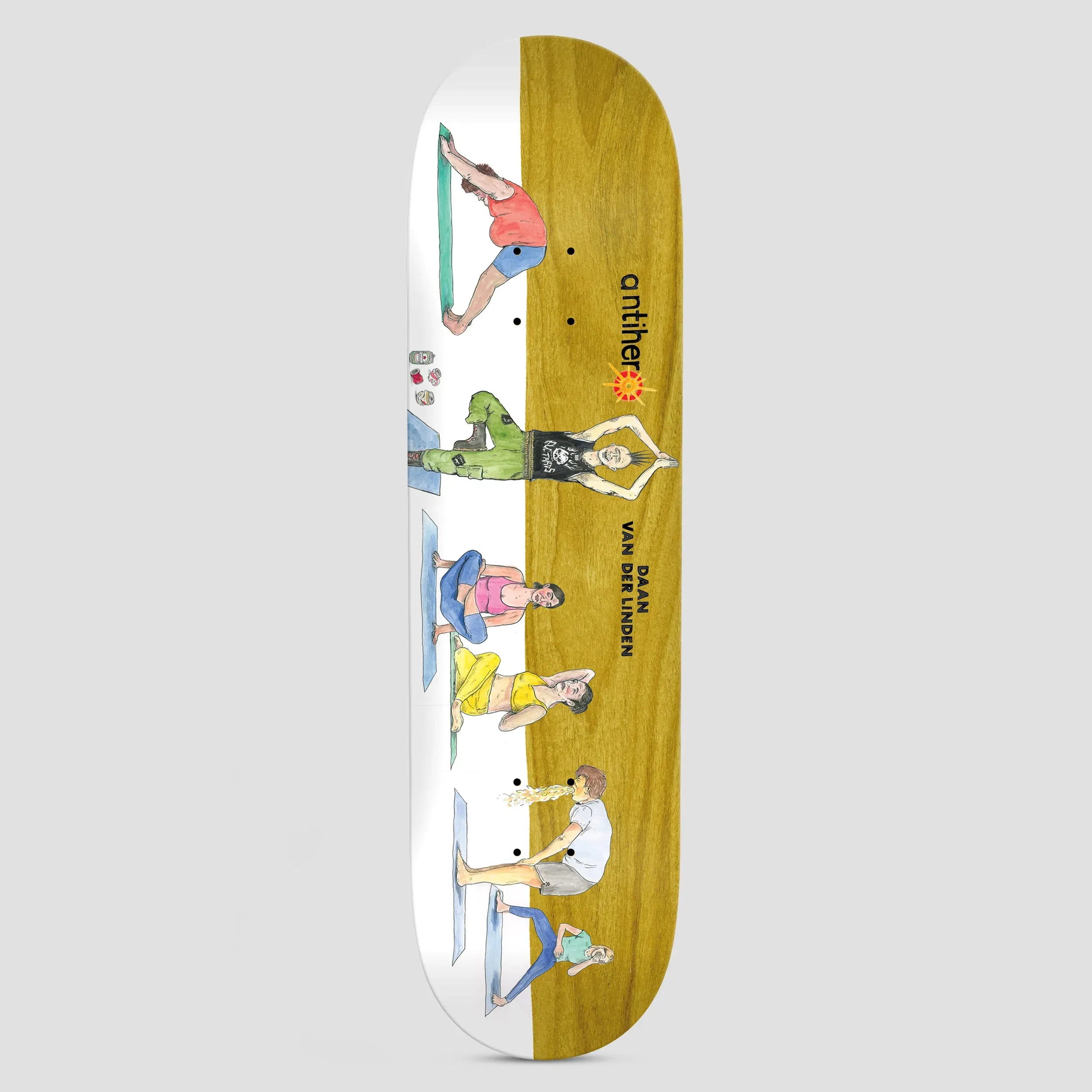 Anti Hero 8.38 Daan I Farted In Yoga Class Skateboard Deck