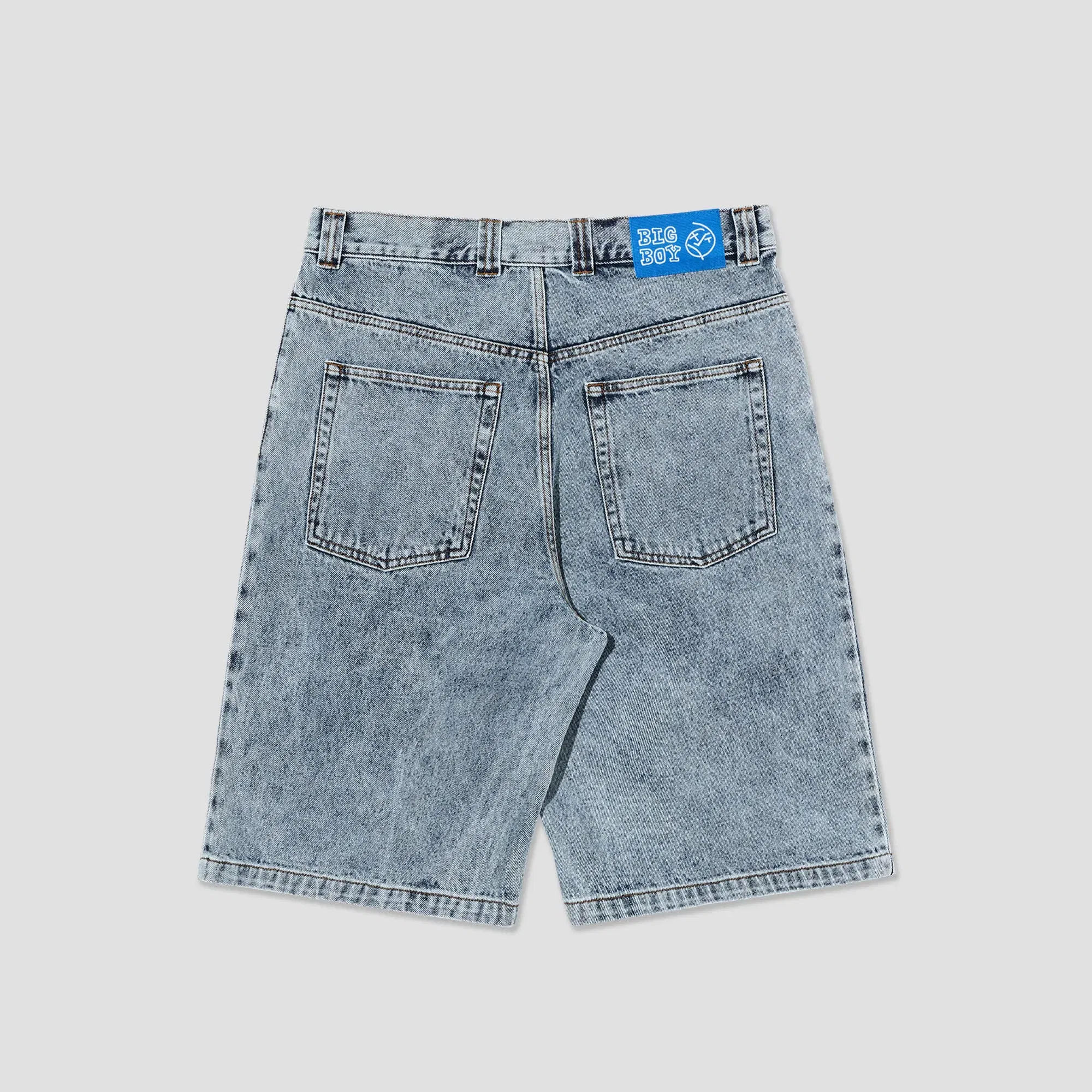 Polar Big Boy Shorts Heavy Washed Blue