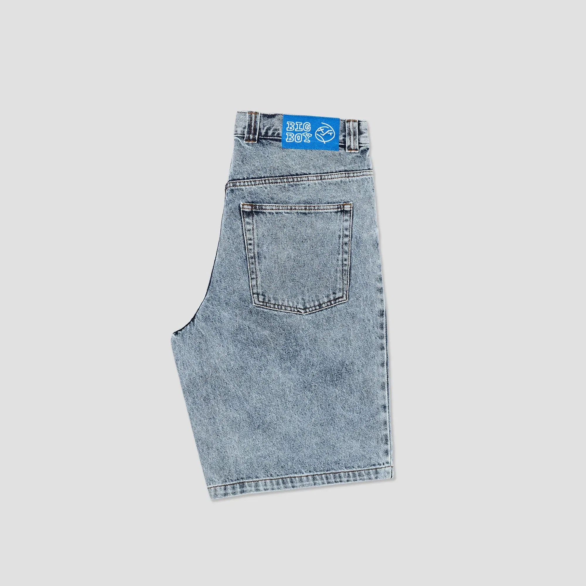 Polar Big Boy Shorts Heavy Washed Blue