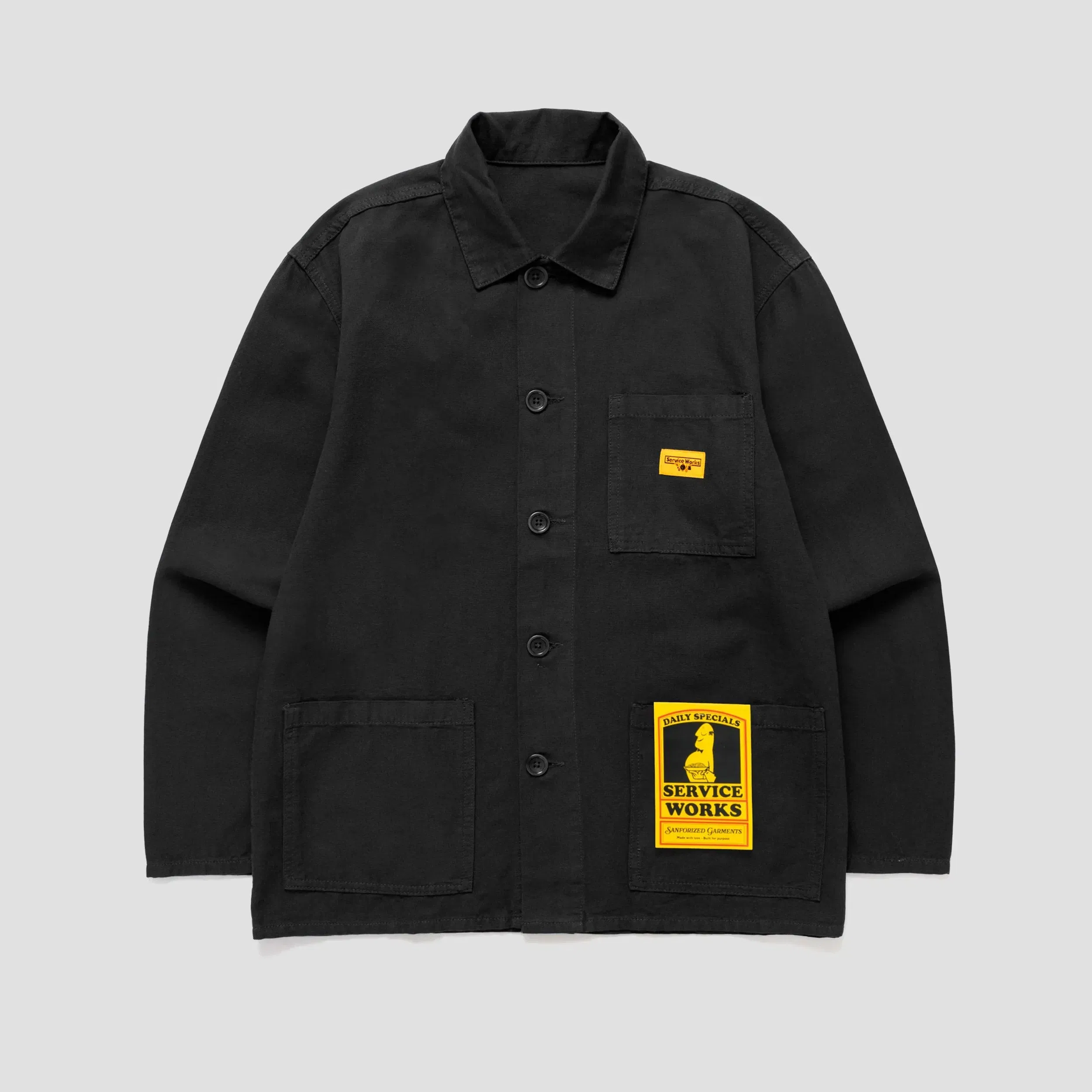 Service Works Classic Chore Shirt Black