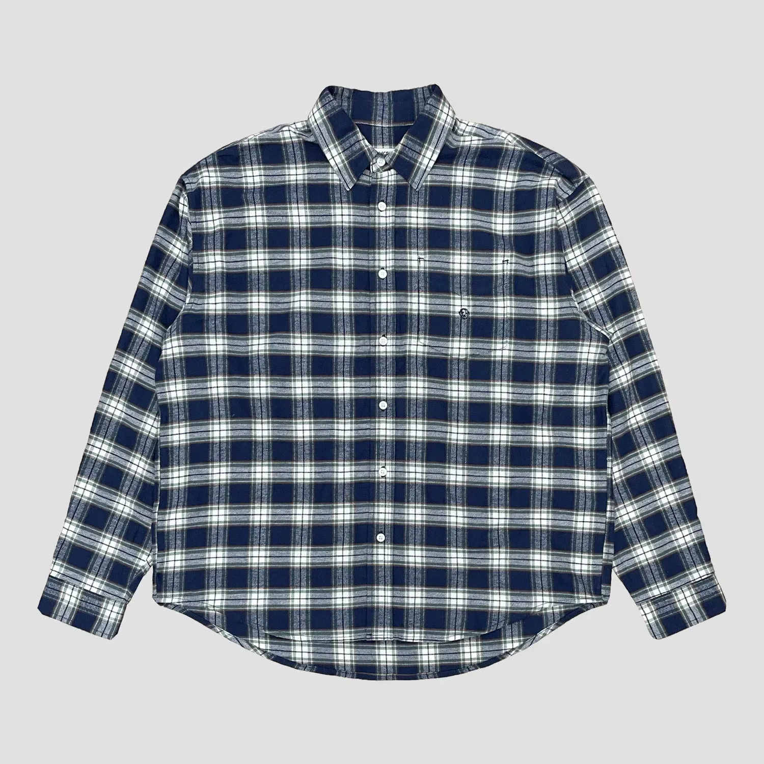 Dancer Flannel Shirt Navy