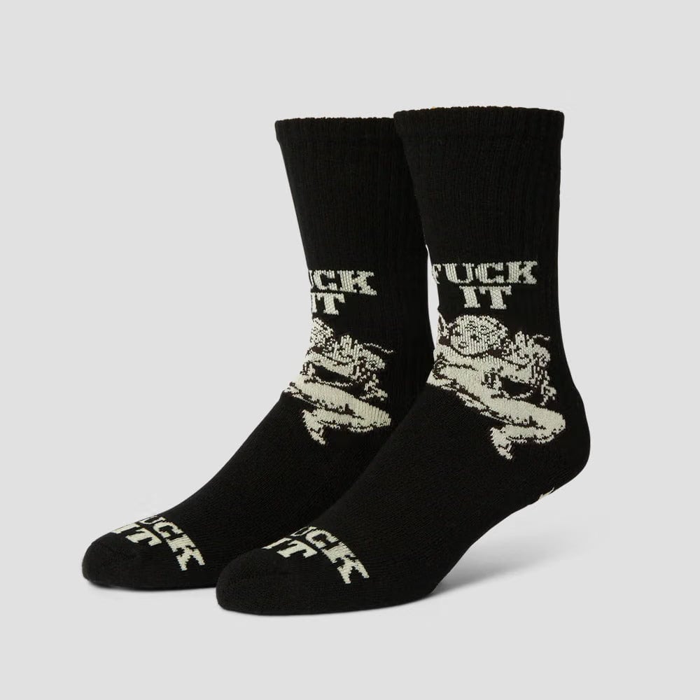 HUF Divine Crew Sock Black