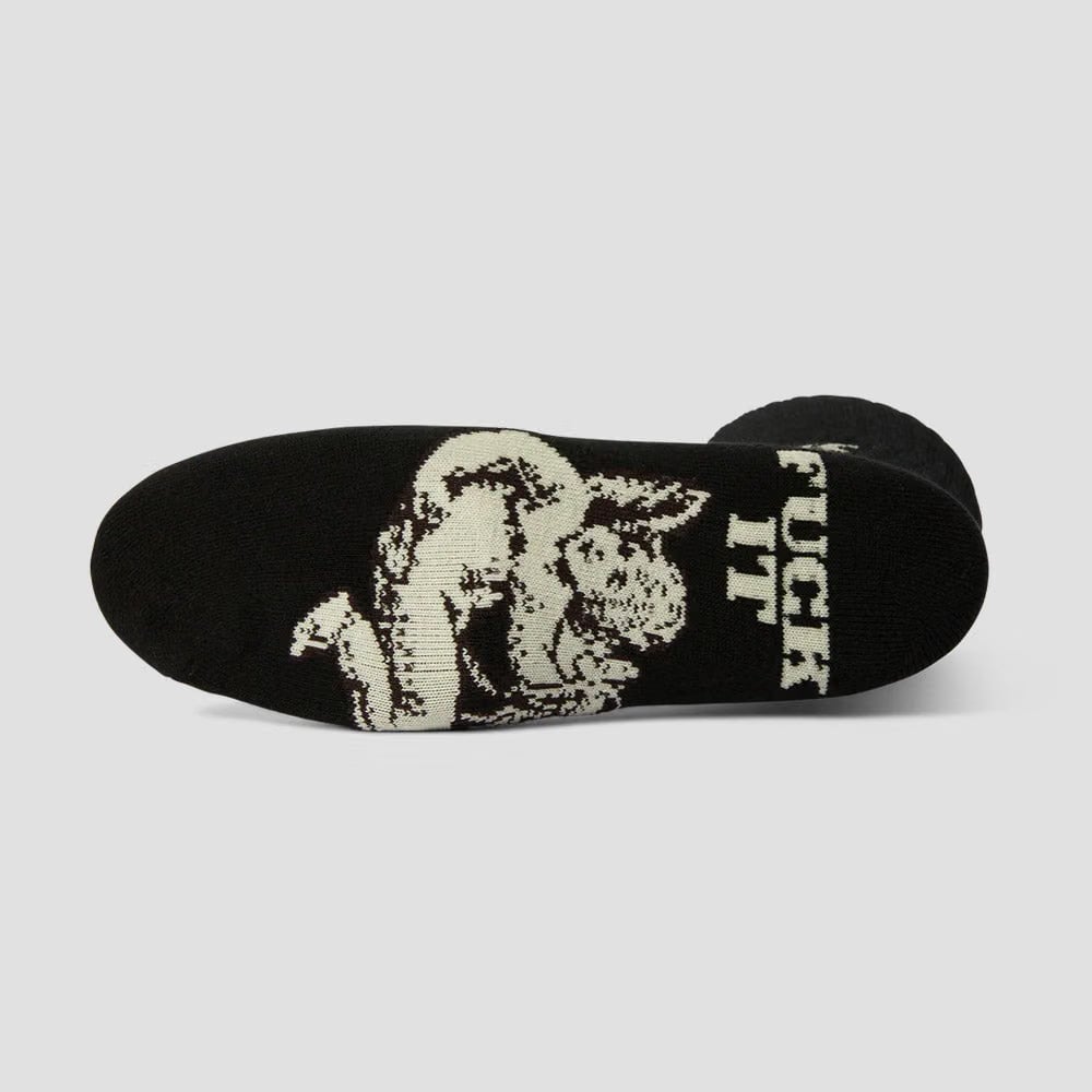 HUF Divine Crew Sock Black