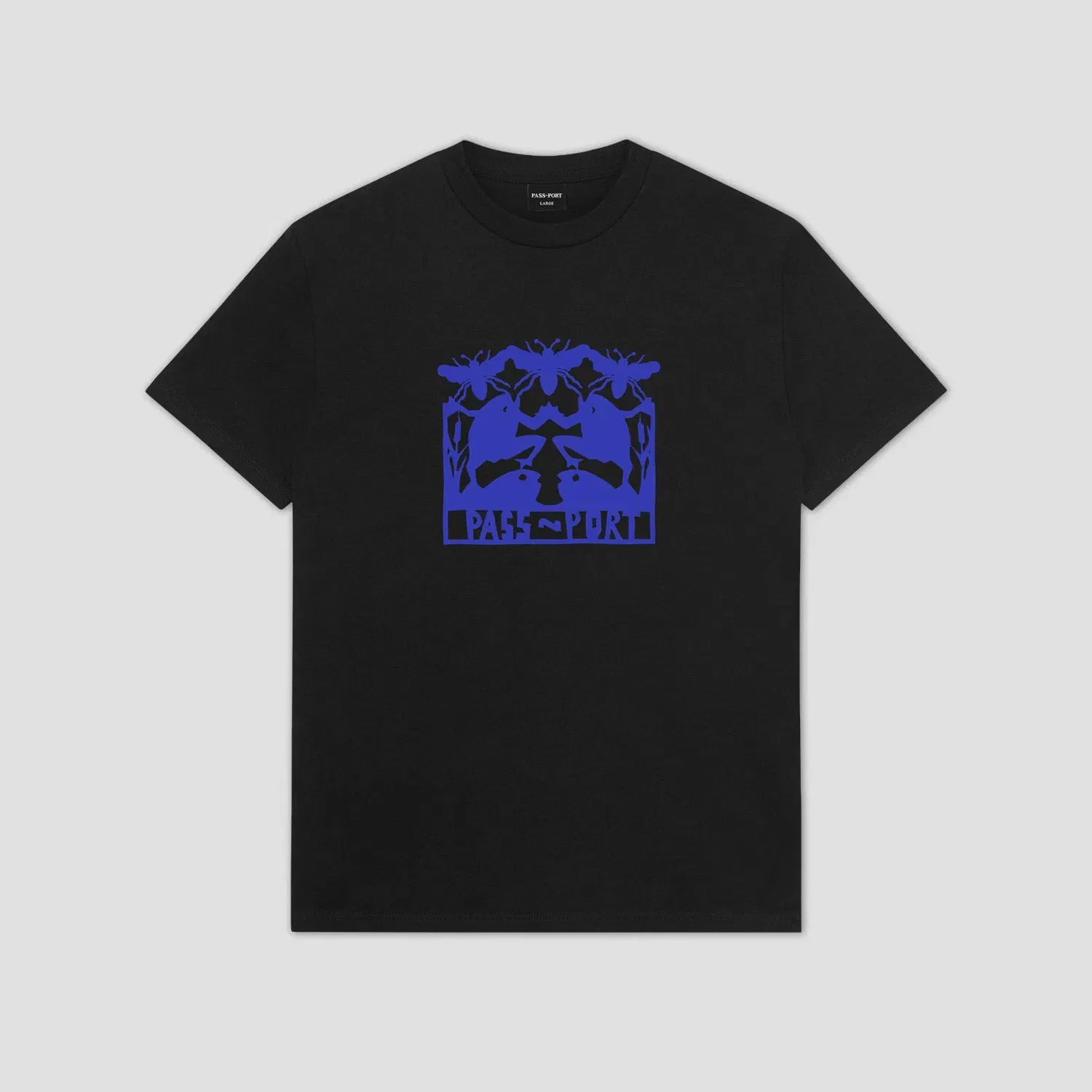 Passport Scissorcraft T-Shirt Black