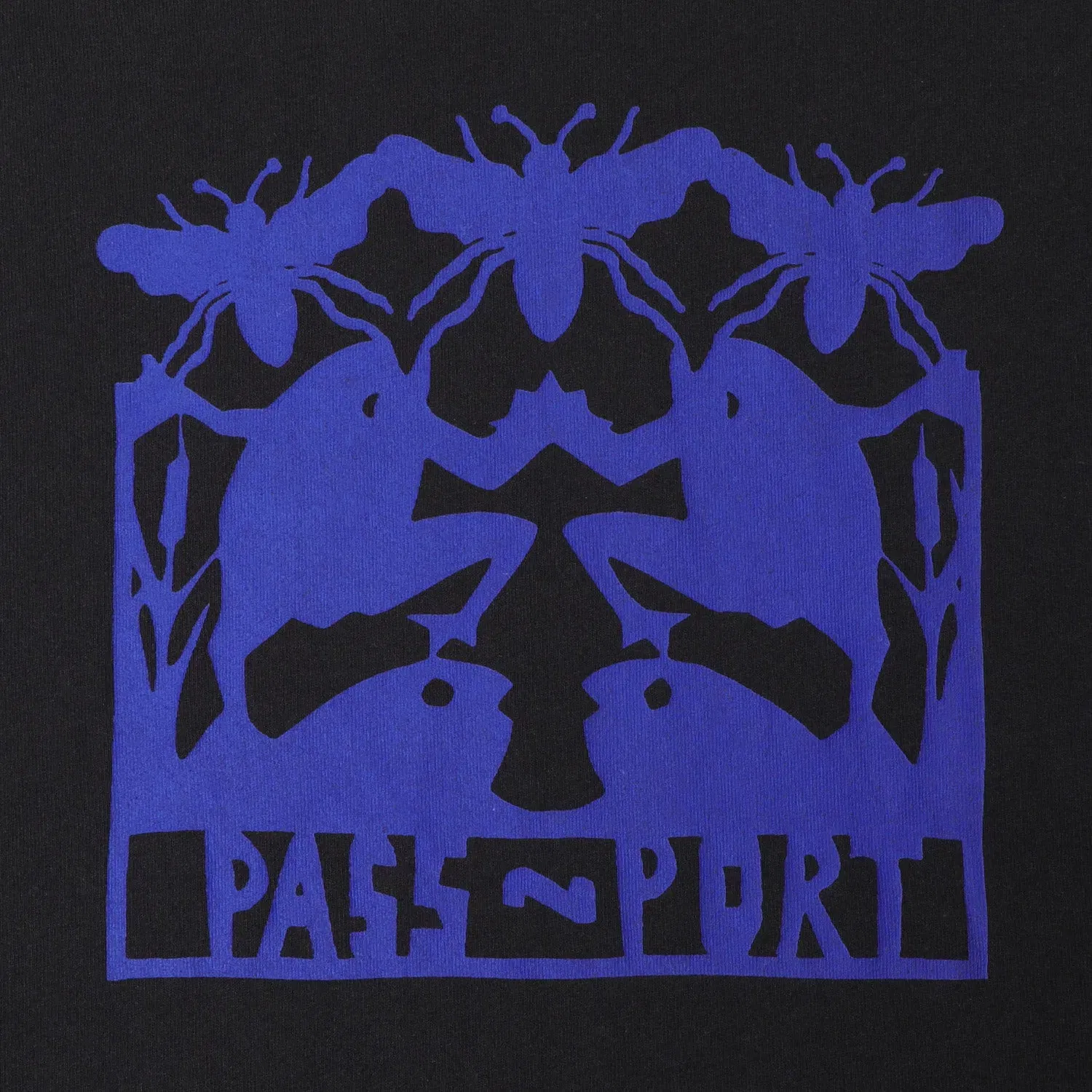 Passport Scissorcraft T-Shirt Black