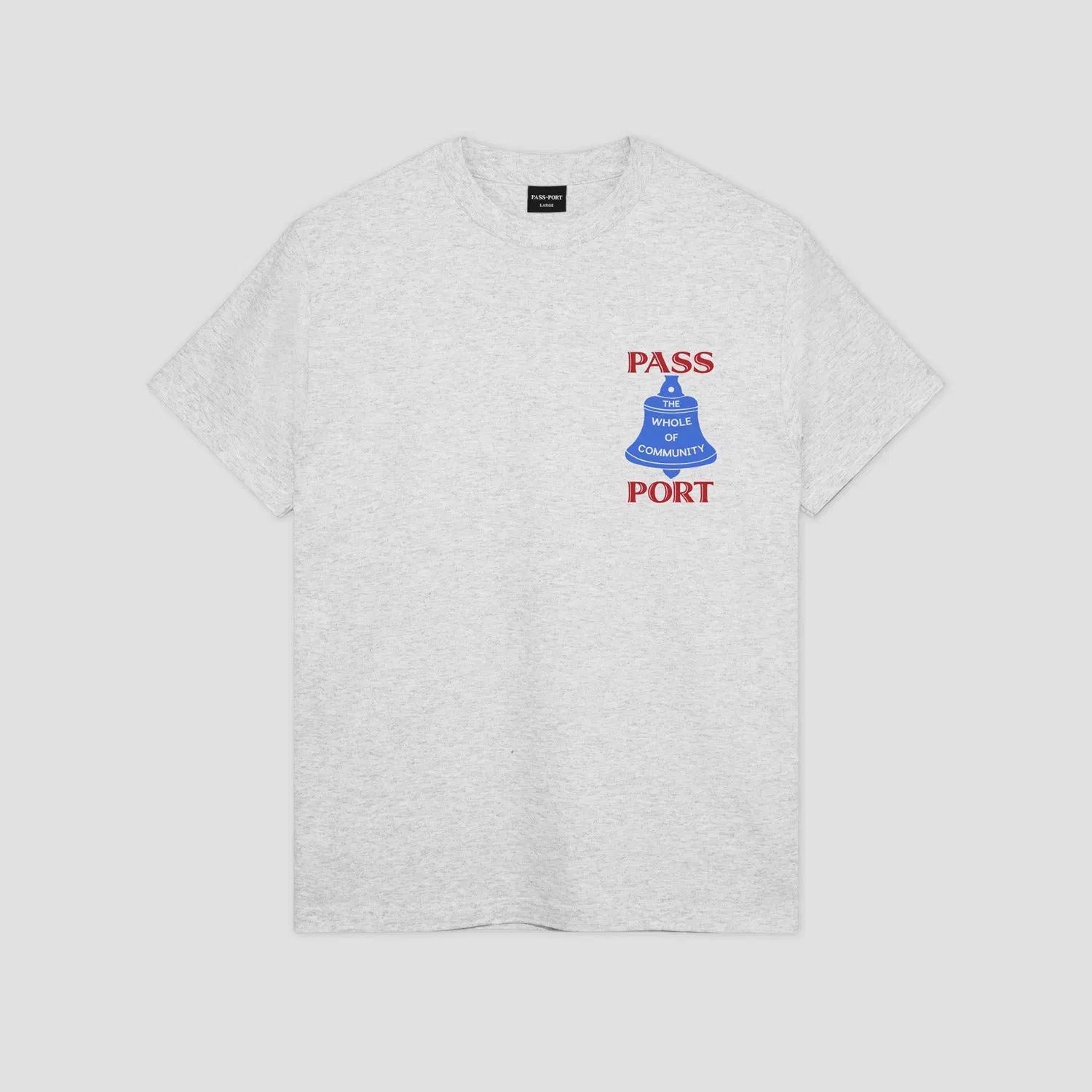 Passport Communal Bell T-Shirt Ash