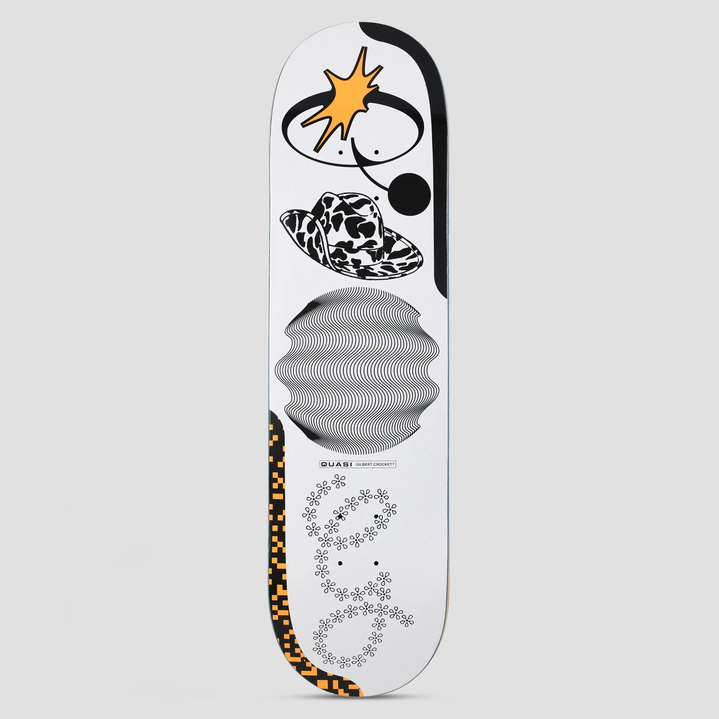 Quasi Skateboards Quasi 8.25 Crockett Bellyachin Skateboard Deck