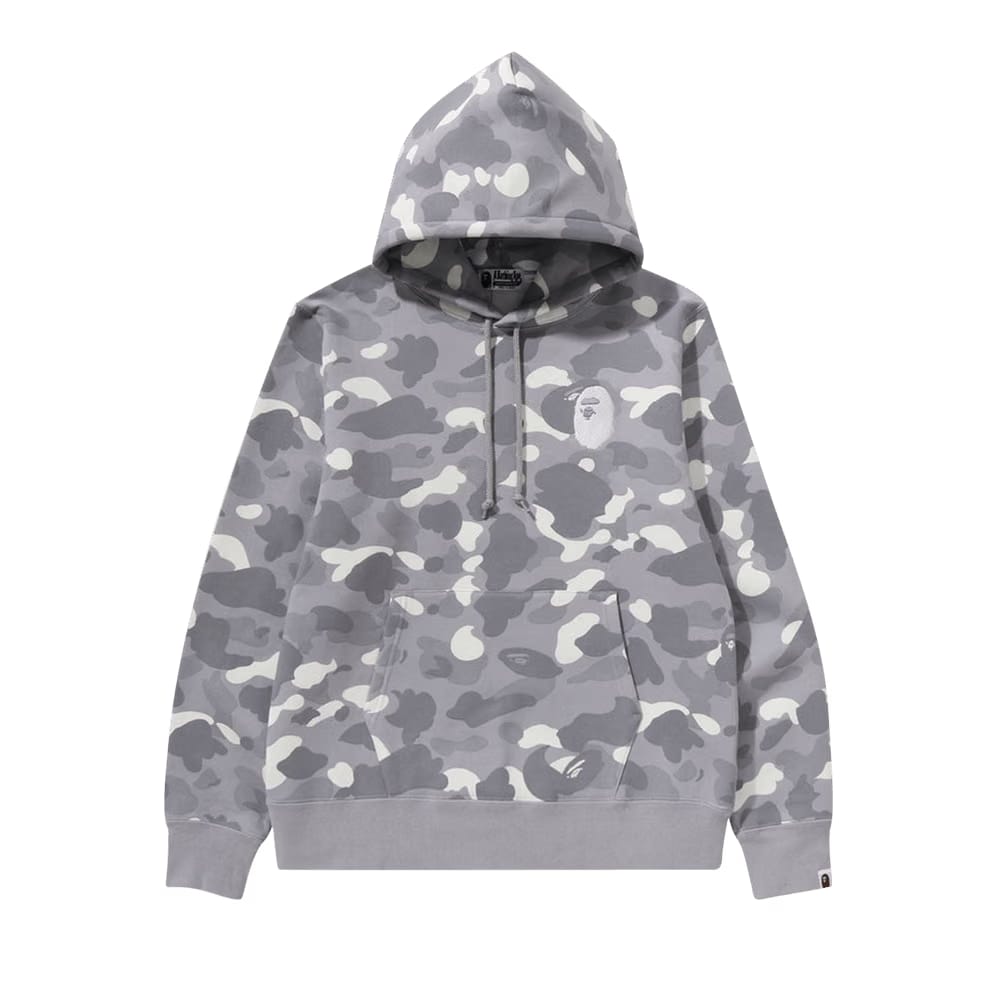 BAPE City Camo Large Ape Head Pullover Hoodie Grey