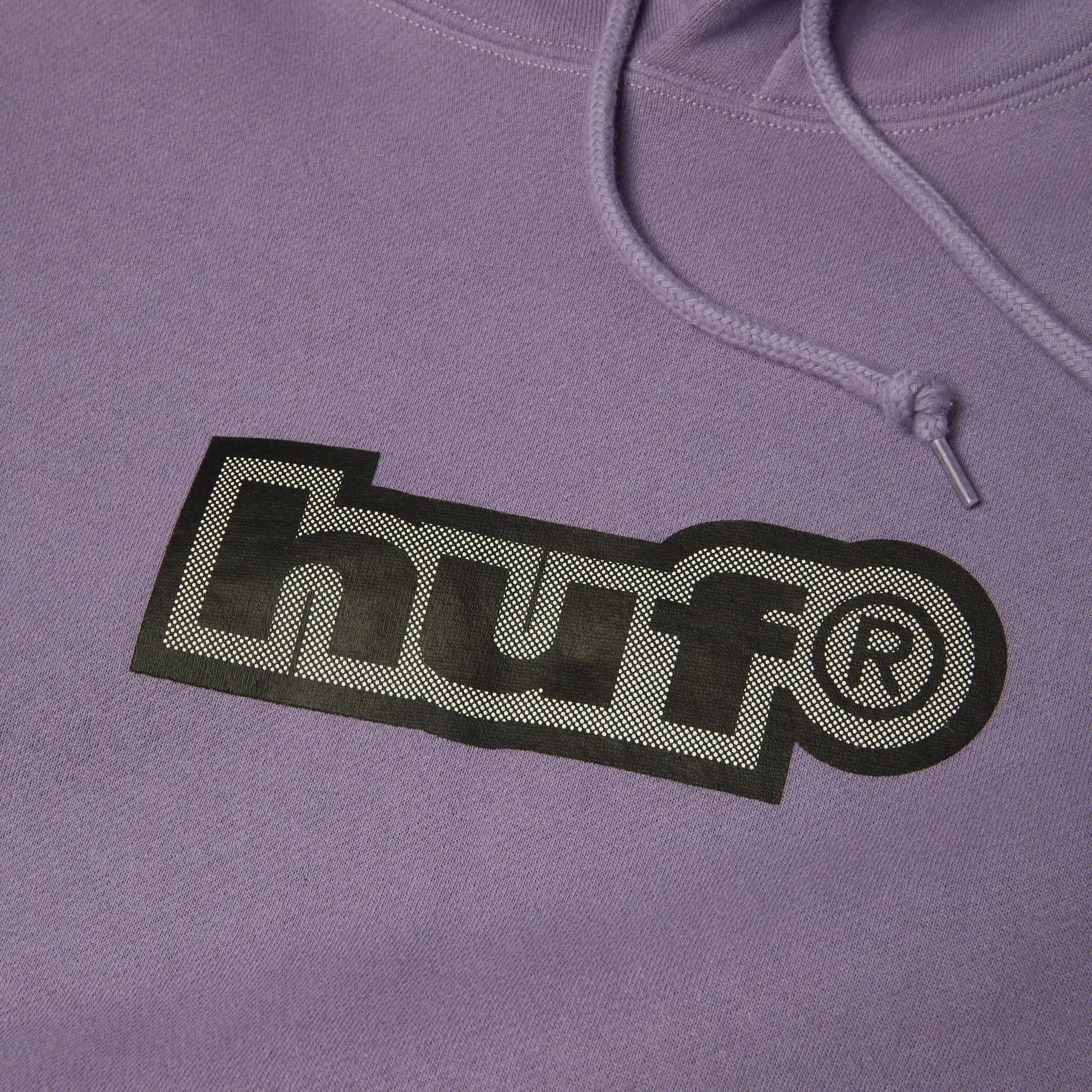 HUF 89 Outline Pullover Hoodie Dust Purple