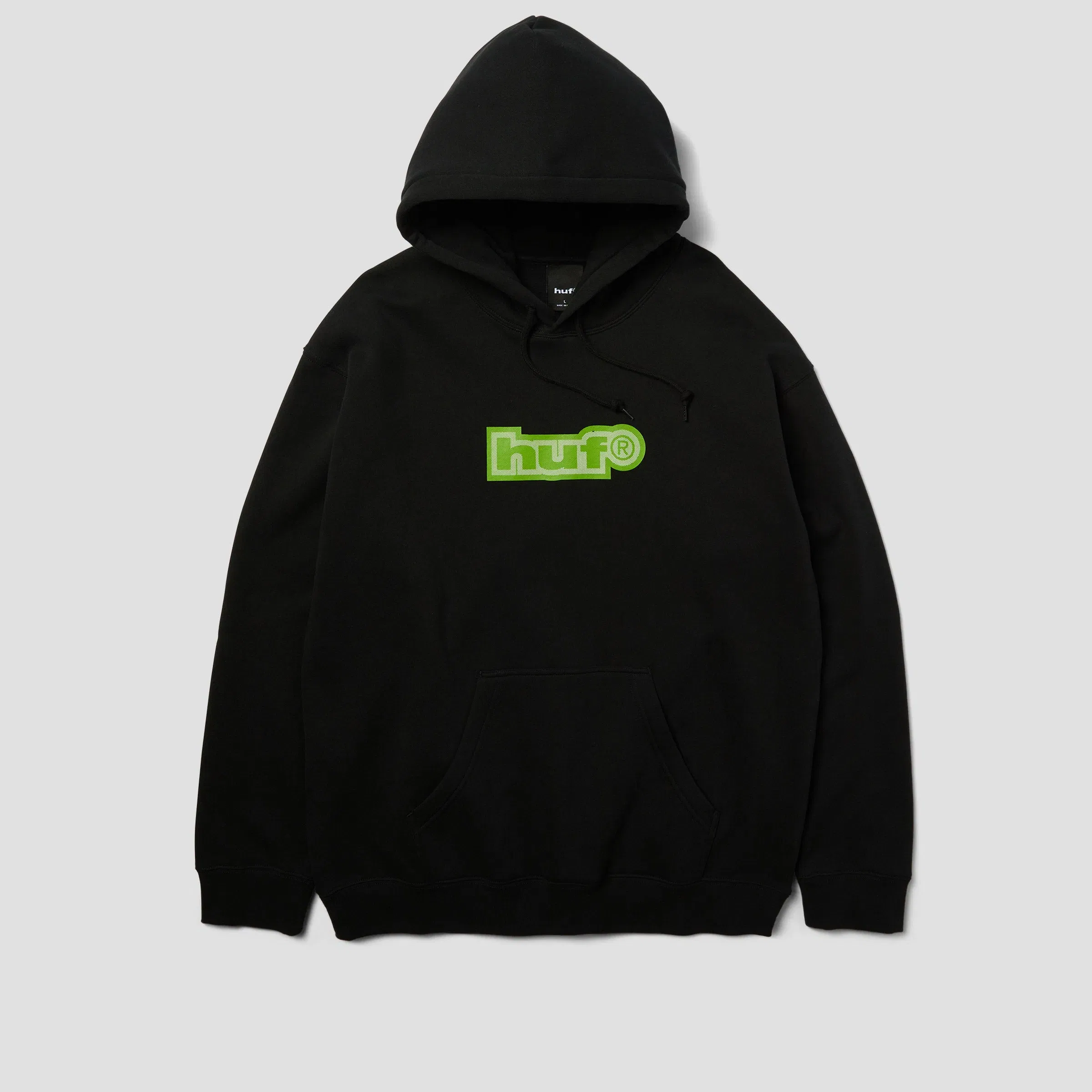 HUF 89 Outline Pullover Hoodie Black