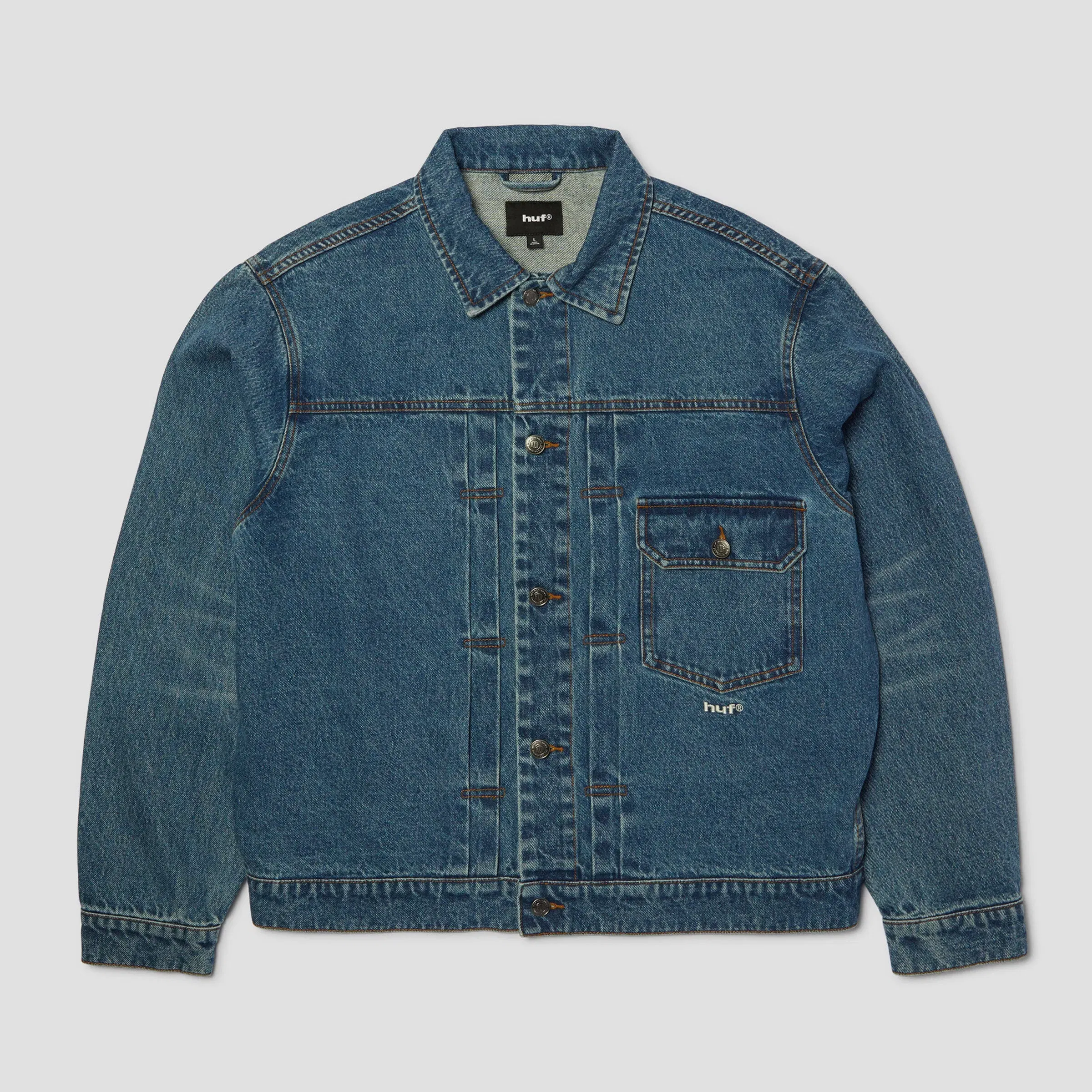 HUF 89 Trucker Jacket Indigo