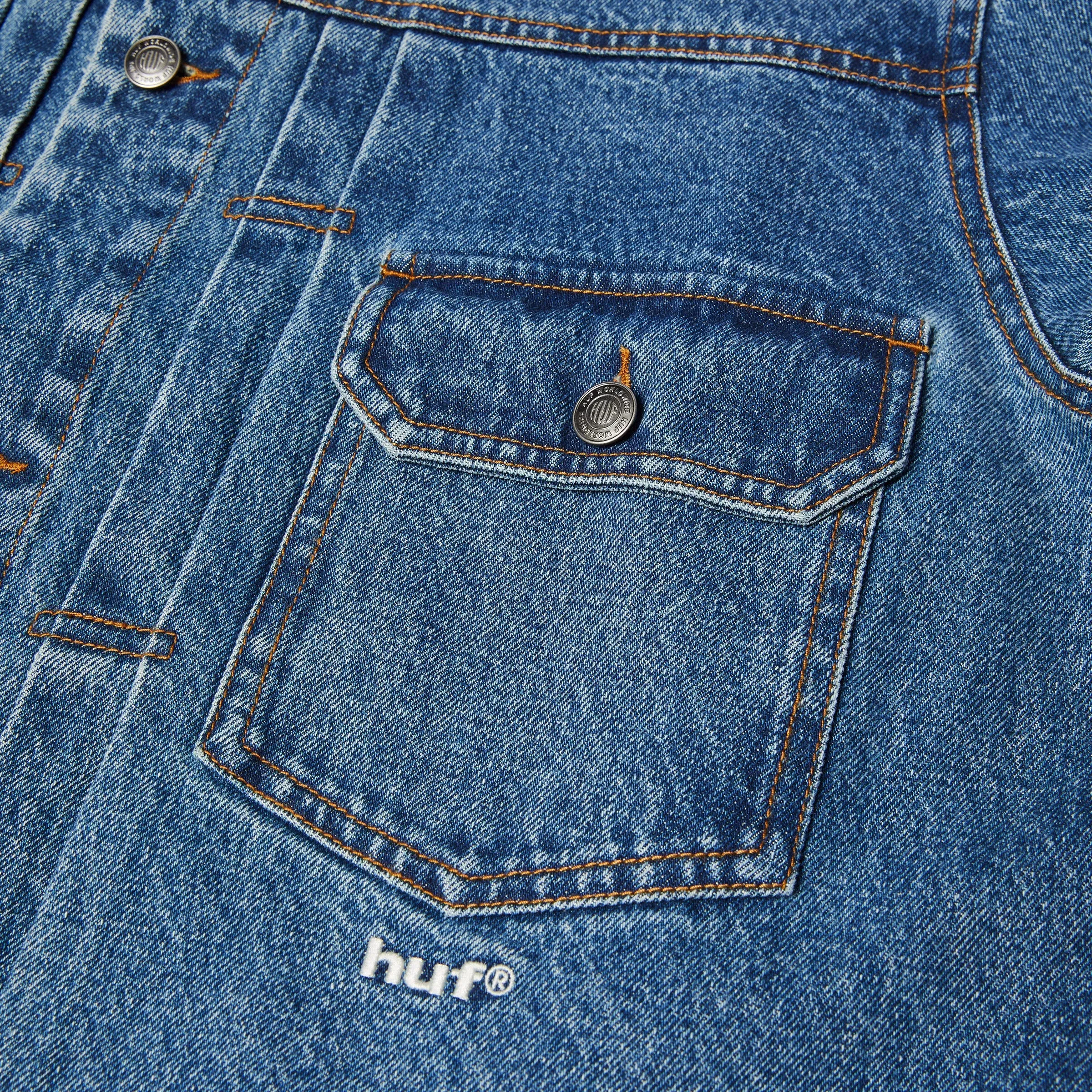 HUF 89 Trucker Jacket Indigo