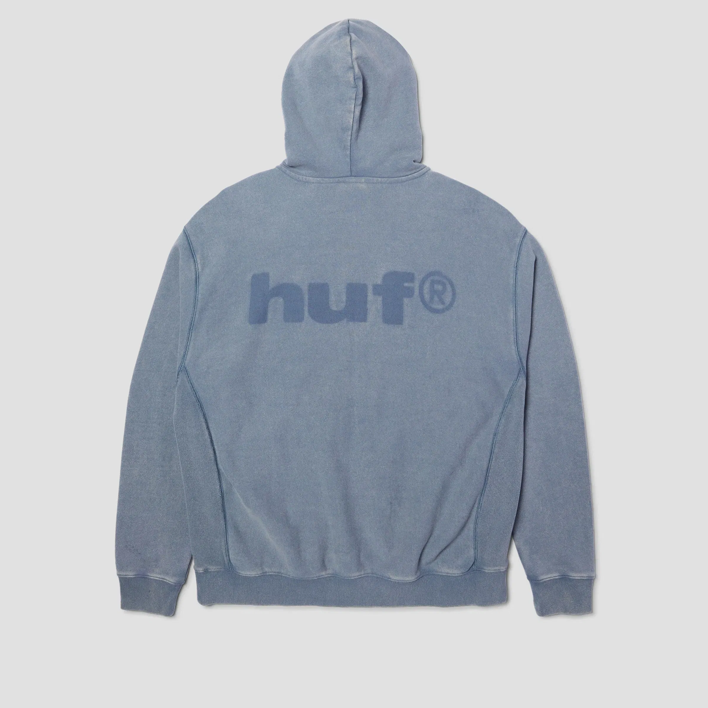 HUF Pacific Wash Full Zip Hoodie Blue