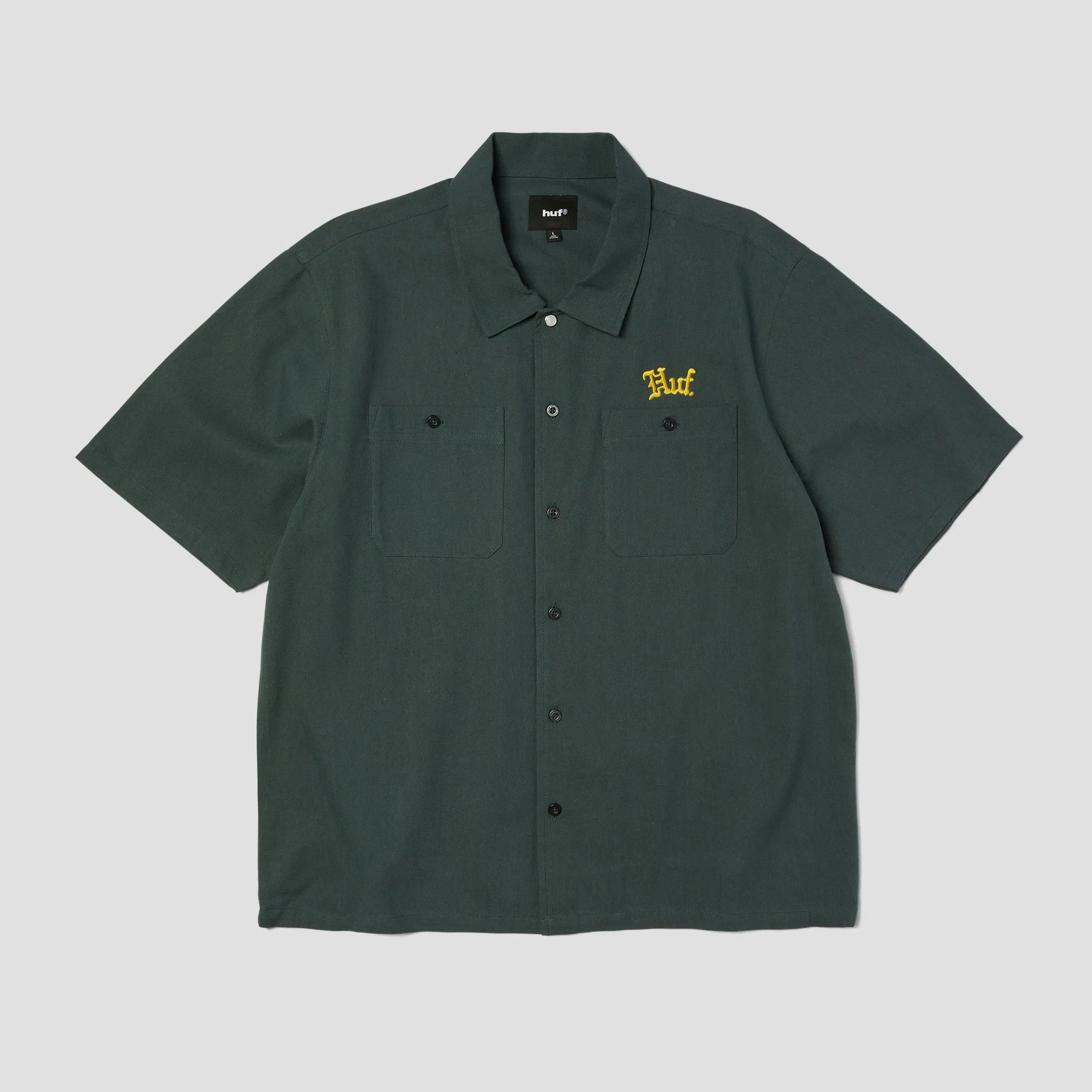 HUF Fantasies Shortsleeve Work Shirt Marine