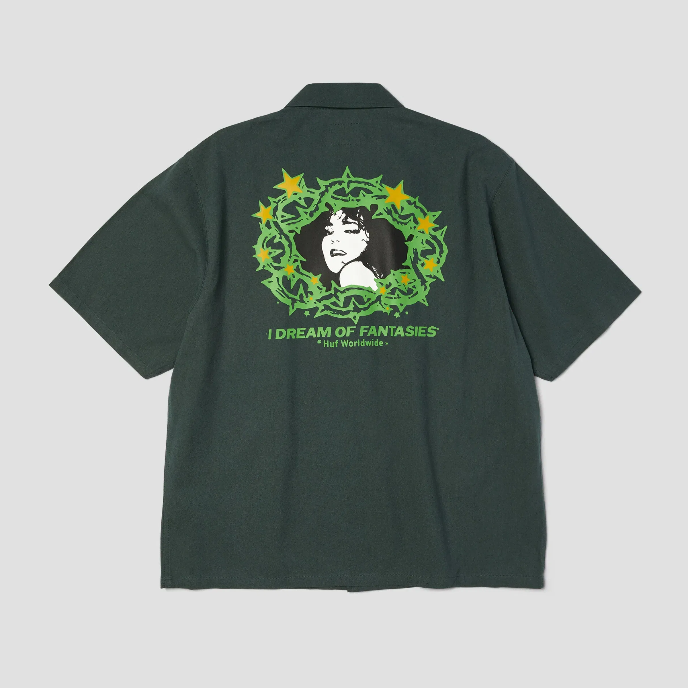 HUF Fantasies Shortsleeve Work Shirt Marine