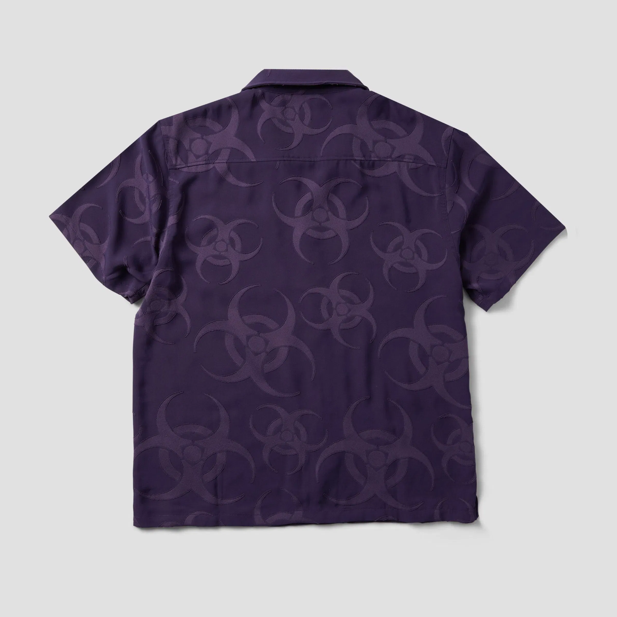 HUF Sector Jacquard Shortsleeve Shirt Dark Berry