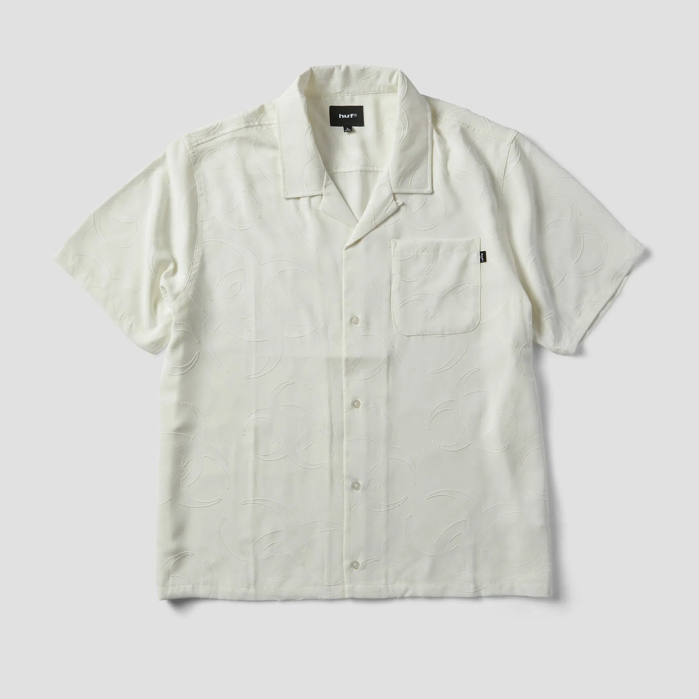 HUF Sector Jacquard Shortsleeve Shirt Bleach