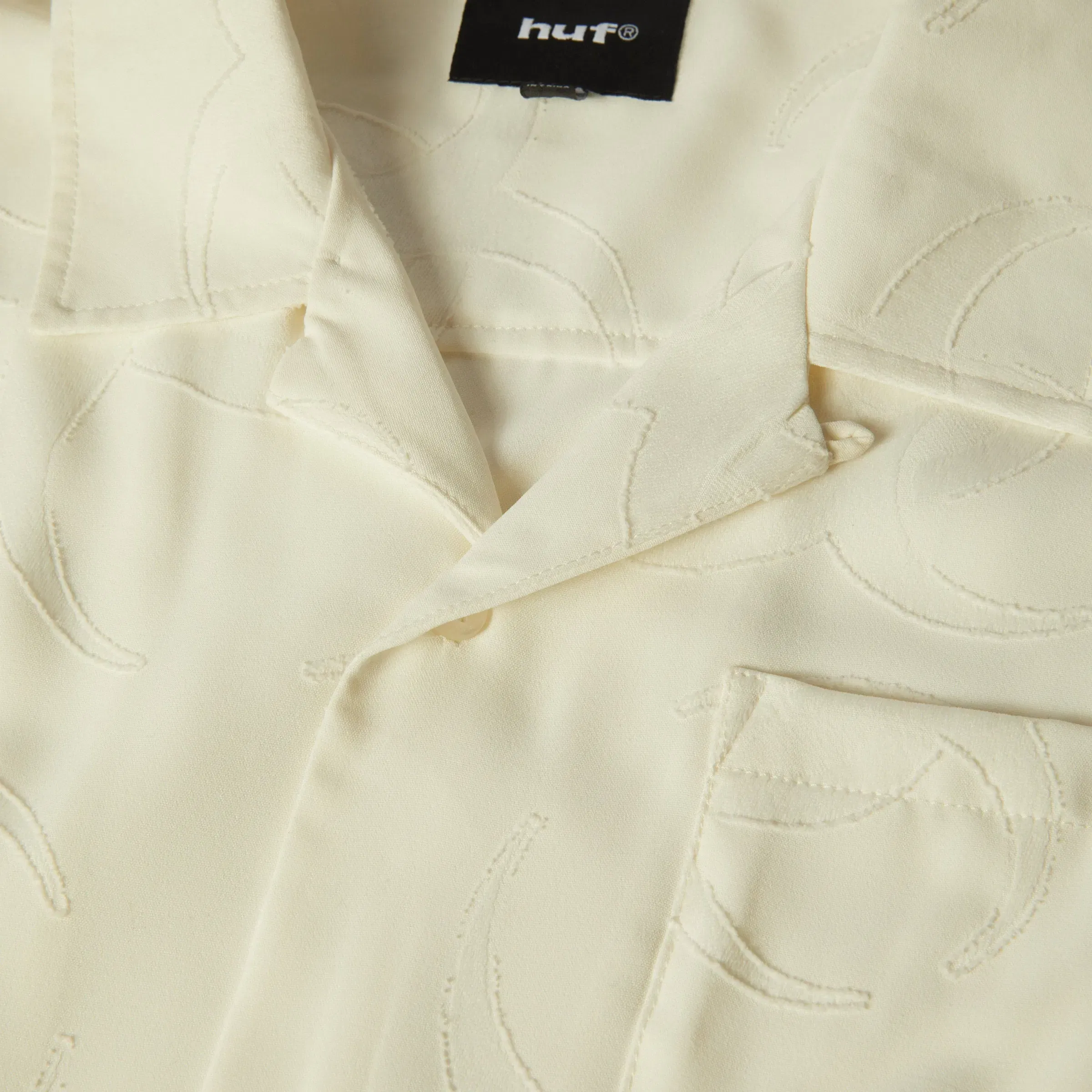 HUF Sector Jacquard Shortsleeve Shirt Bleach