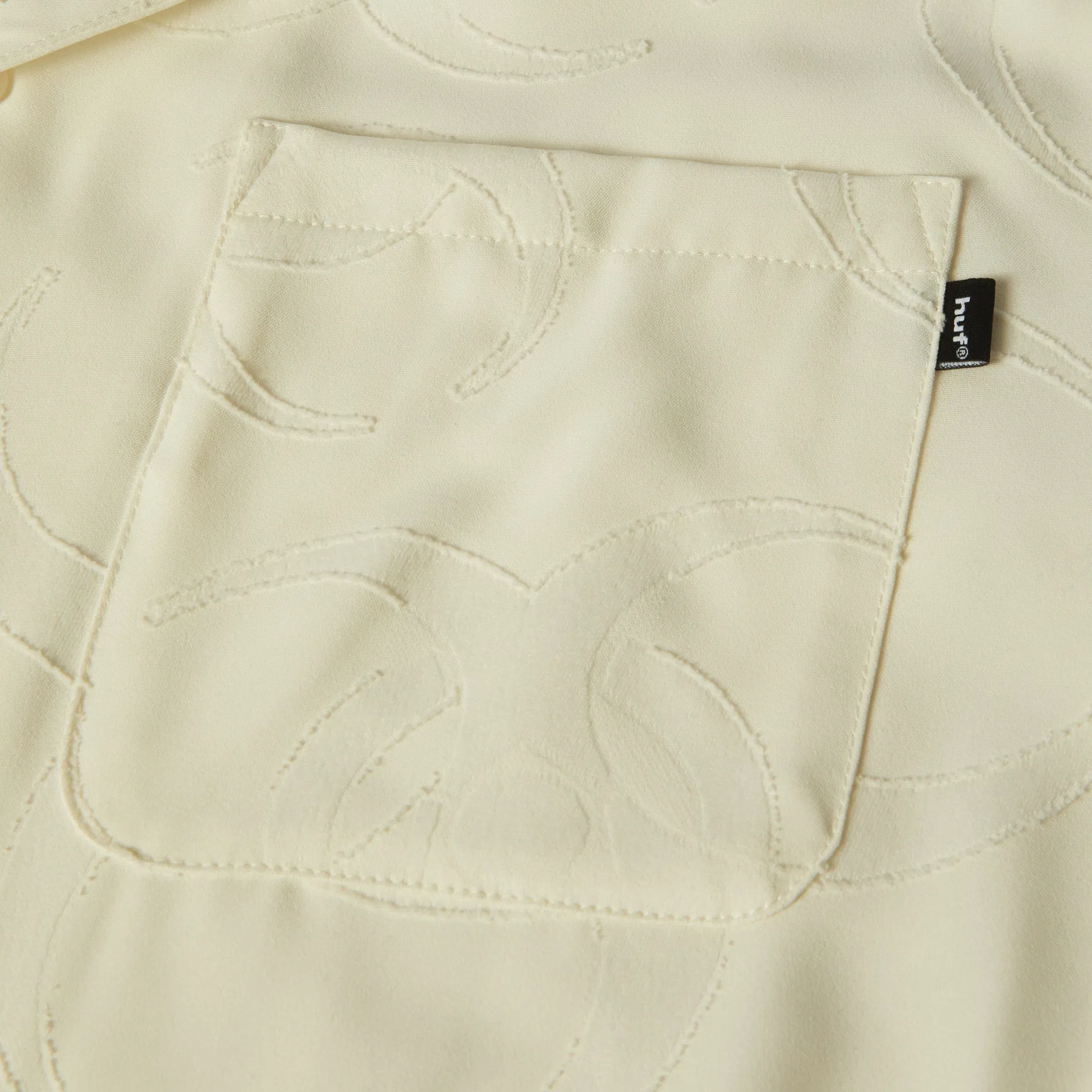HUF Sector Jacquard Shortsleeve Shirt Bleach