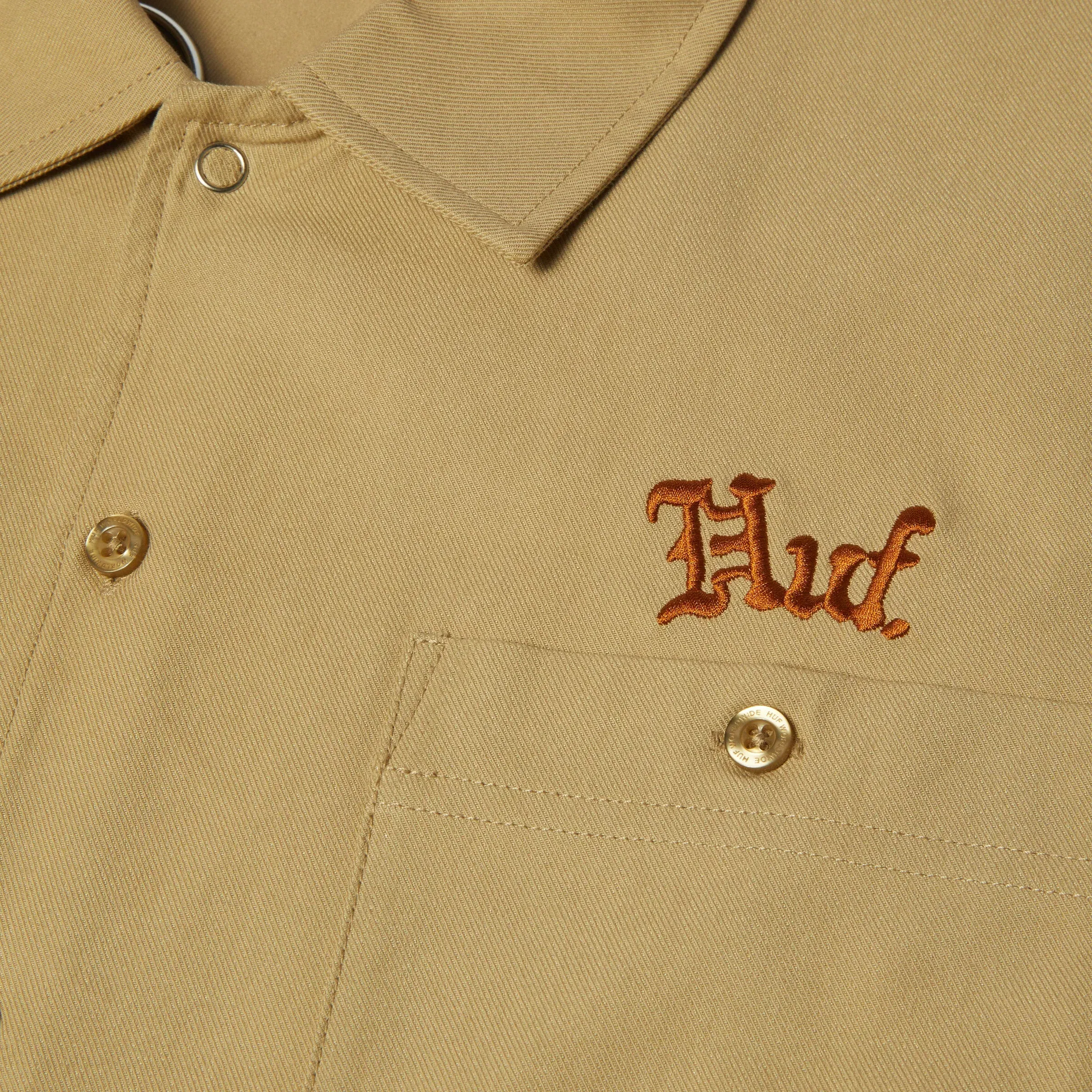 HUF Fantasies Shortsleeve Work Shirt Tan