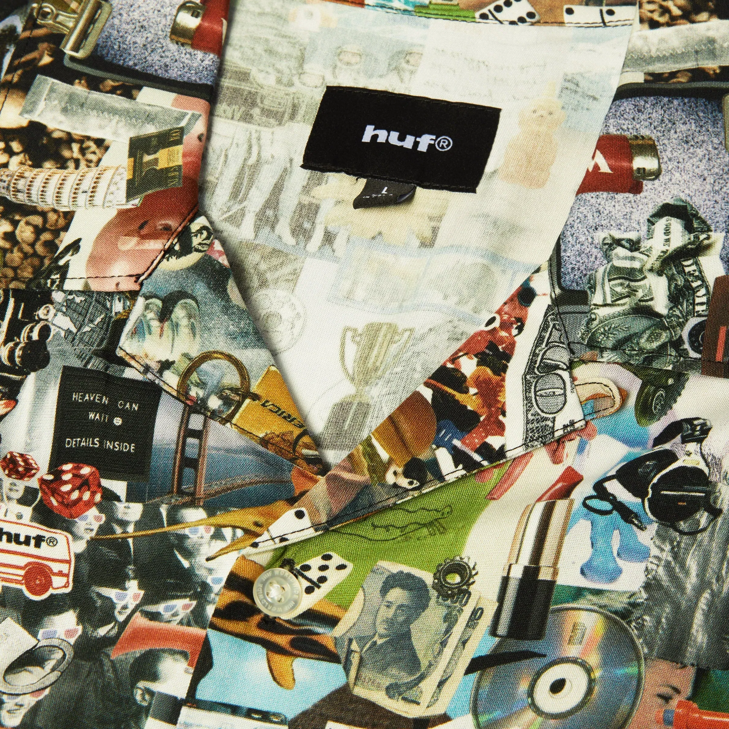 HUF From The Road Shortsleeve Resort Shirt Multi