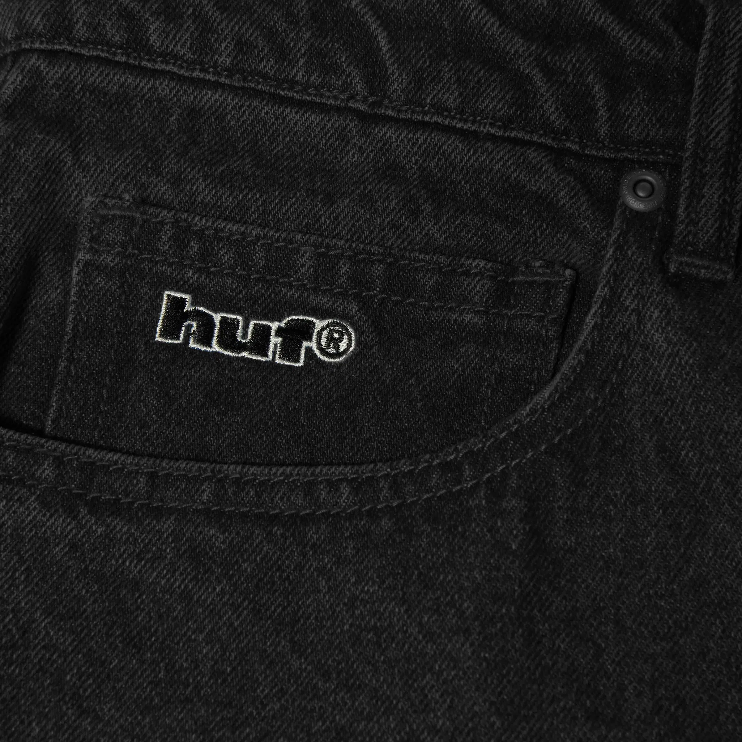 HUF Basic Ass Jeans Faded Black