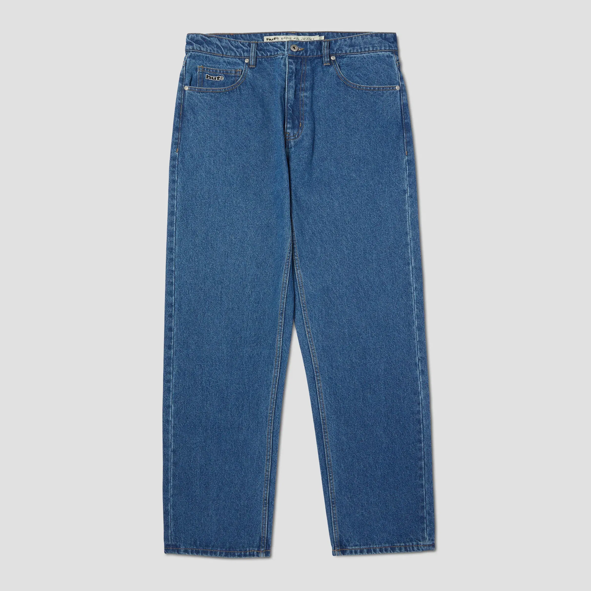 HUF Basic Ass Jeans Stone Wash Indigo