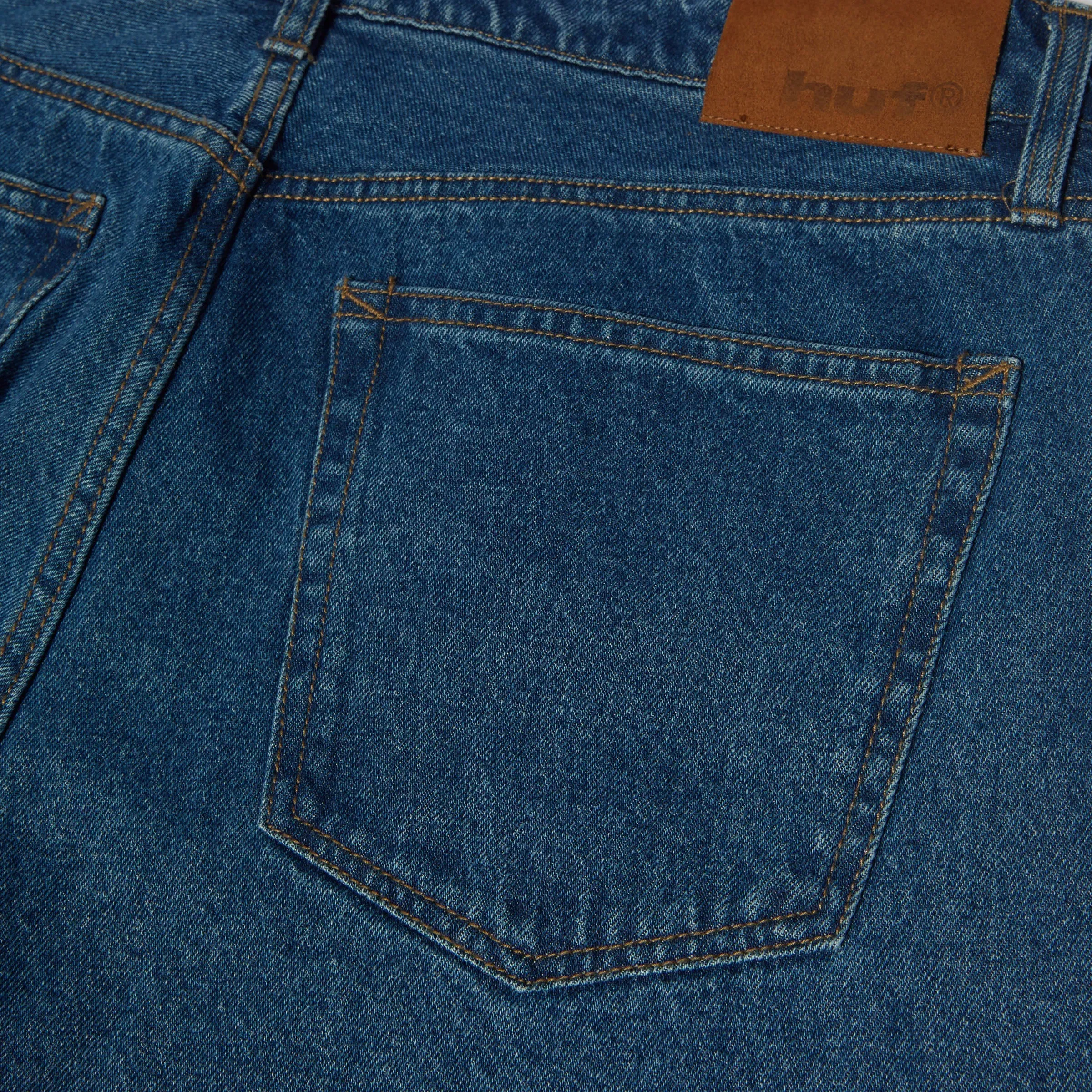HUF Basic Ass Jeans Stone Wash Indigo