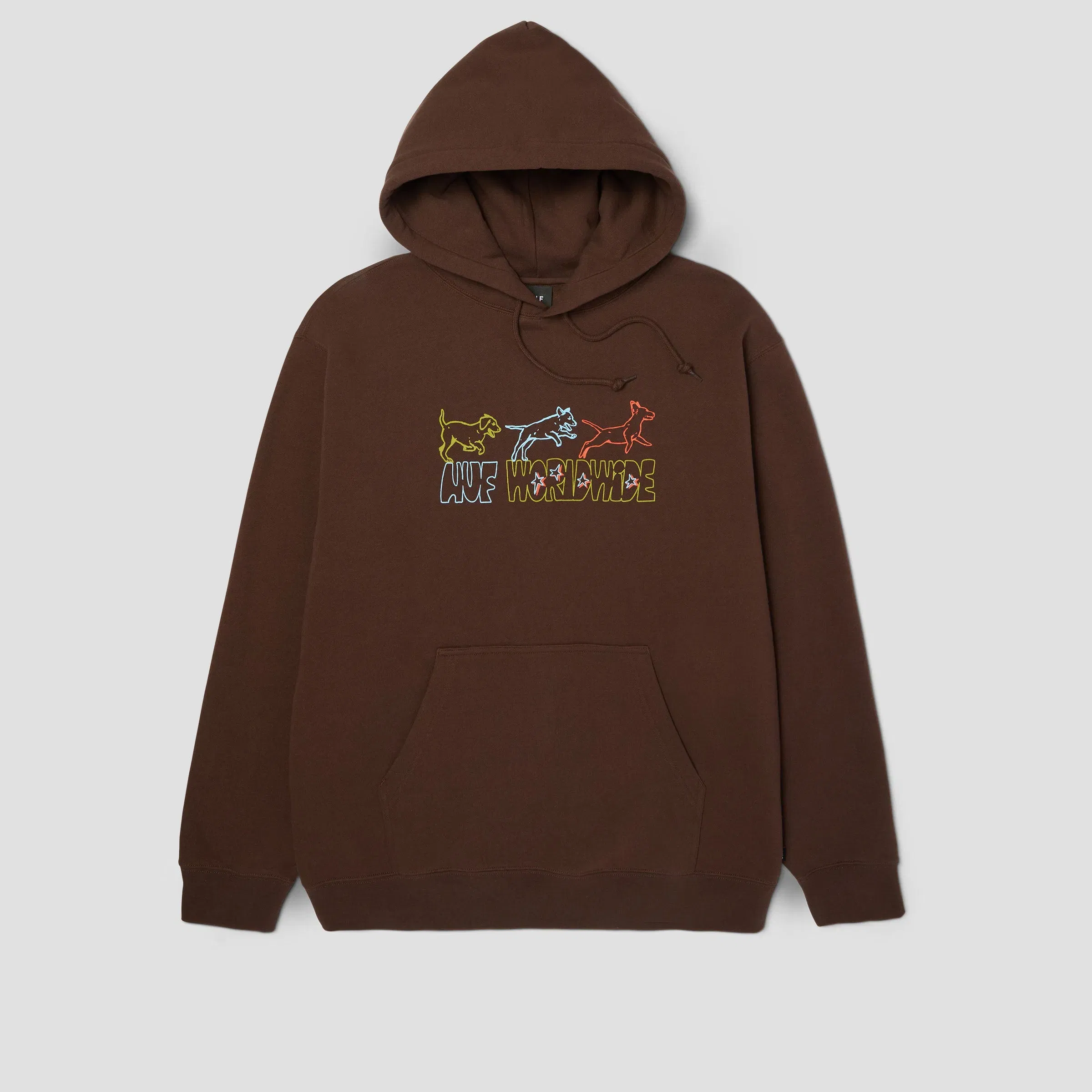 HUF Fetch Hoodie Chocolate
