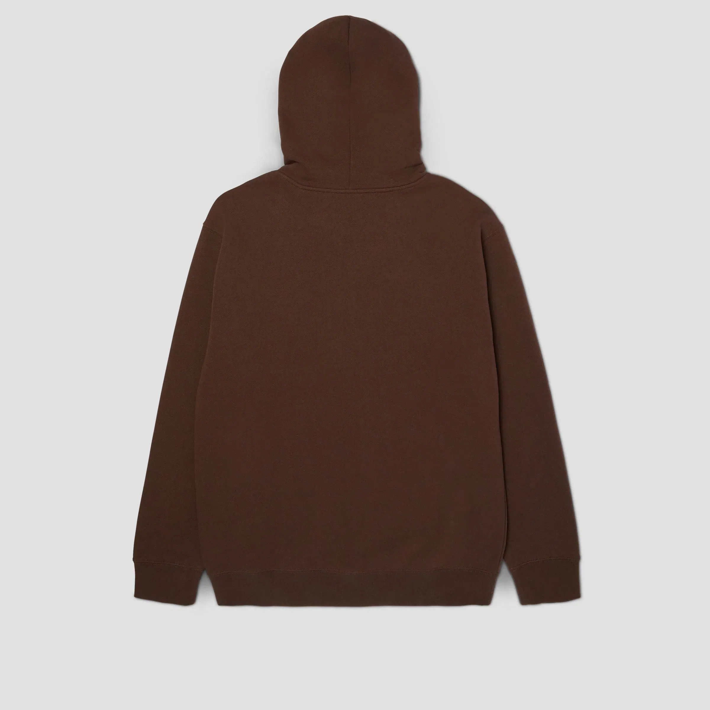 HUF Classic Logo Full Zip Hoodie Chocolate