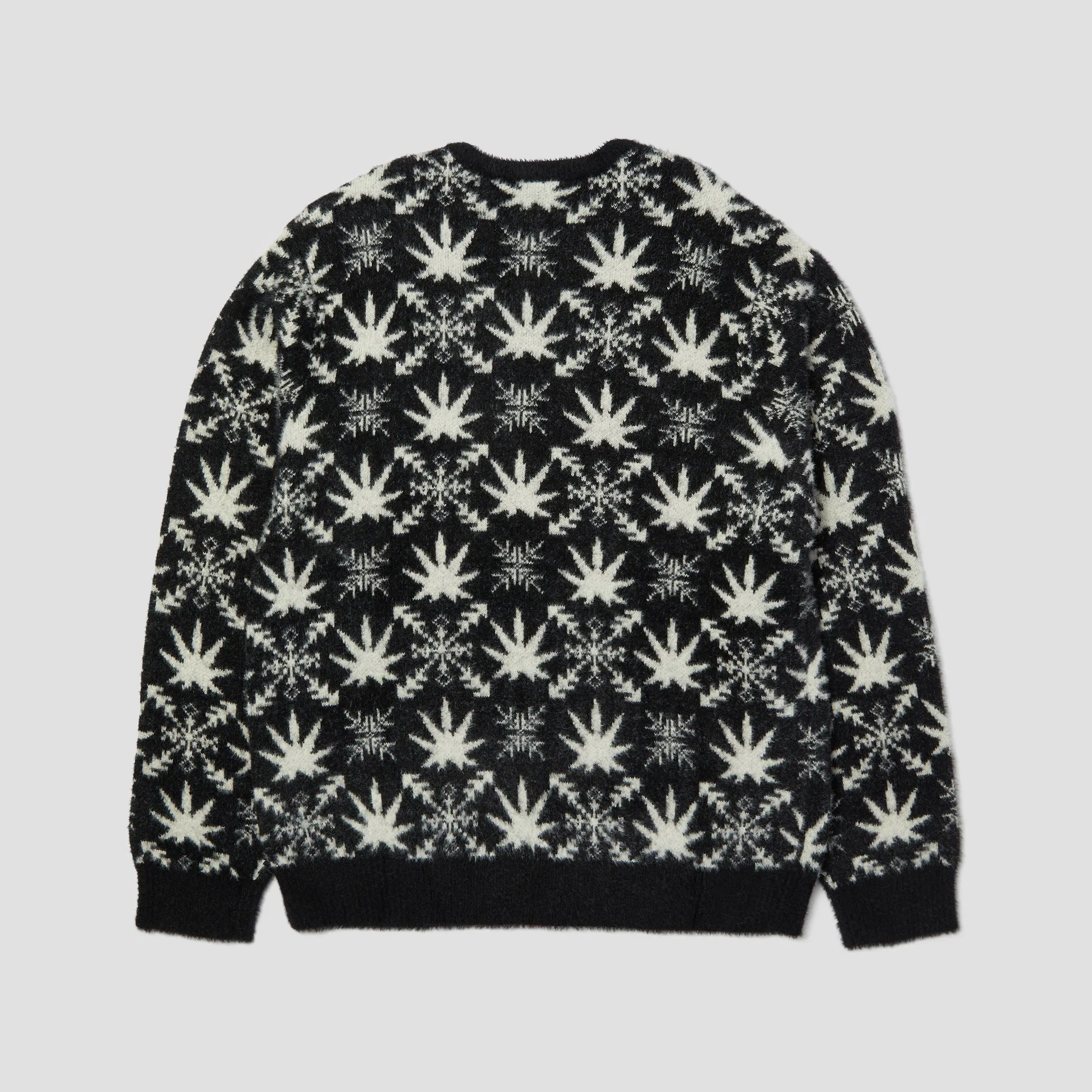 HUF Arctic Plantlife Crew Sweater Black
