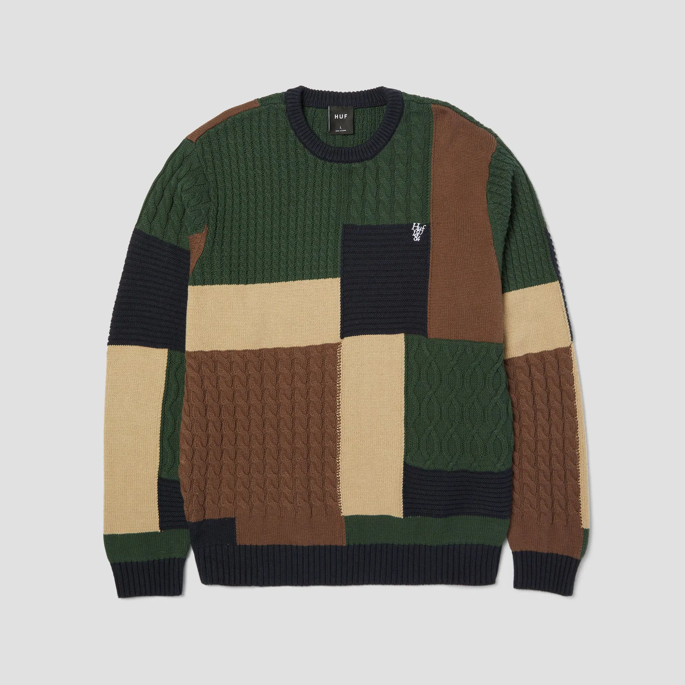 HUF Columbia Cable Knit Sweater Multi
