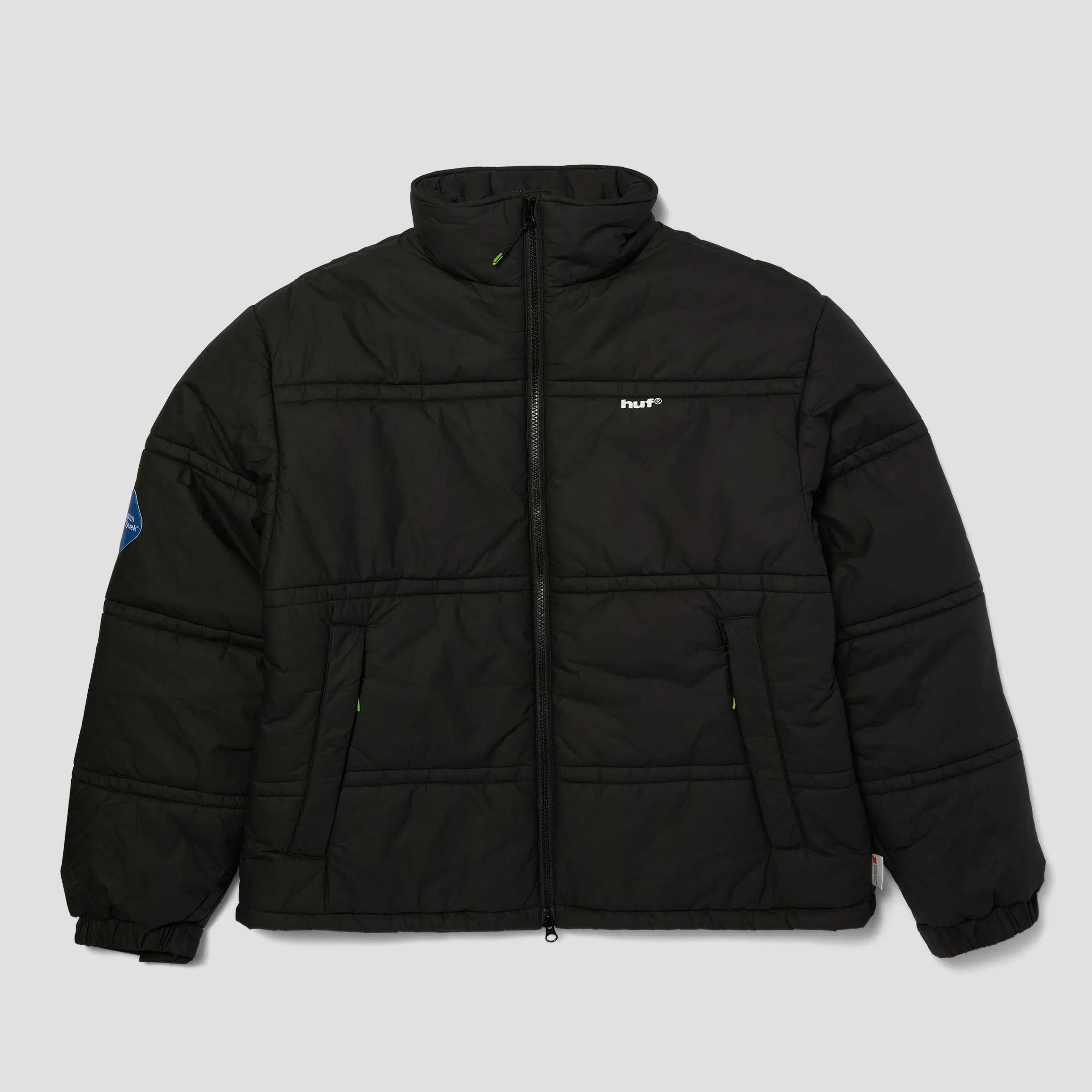 HUF 89 Tyvek Puffer Jacket Black